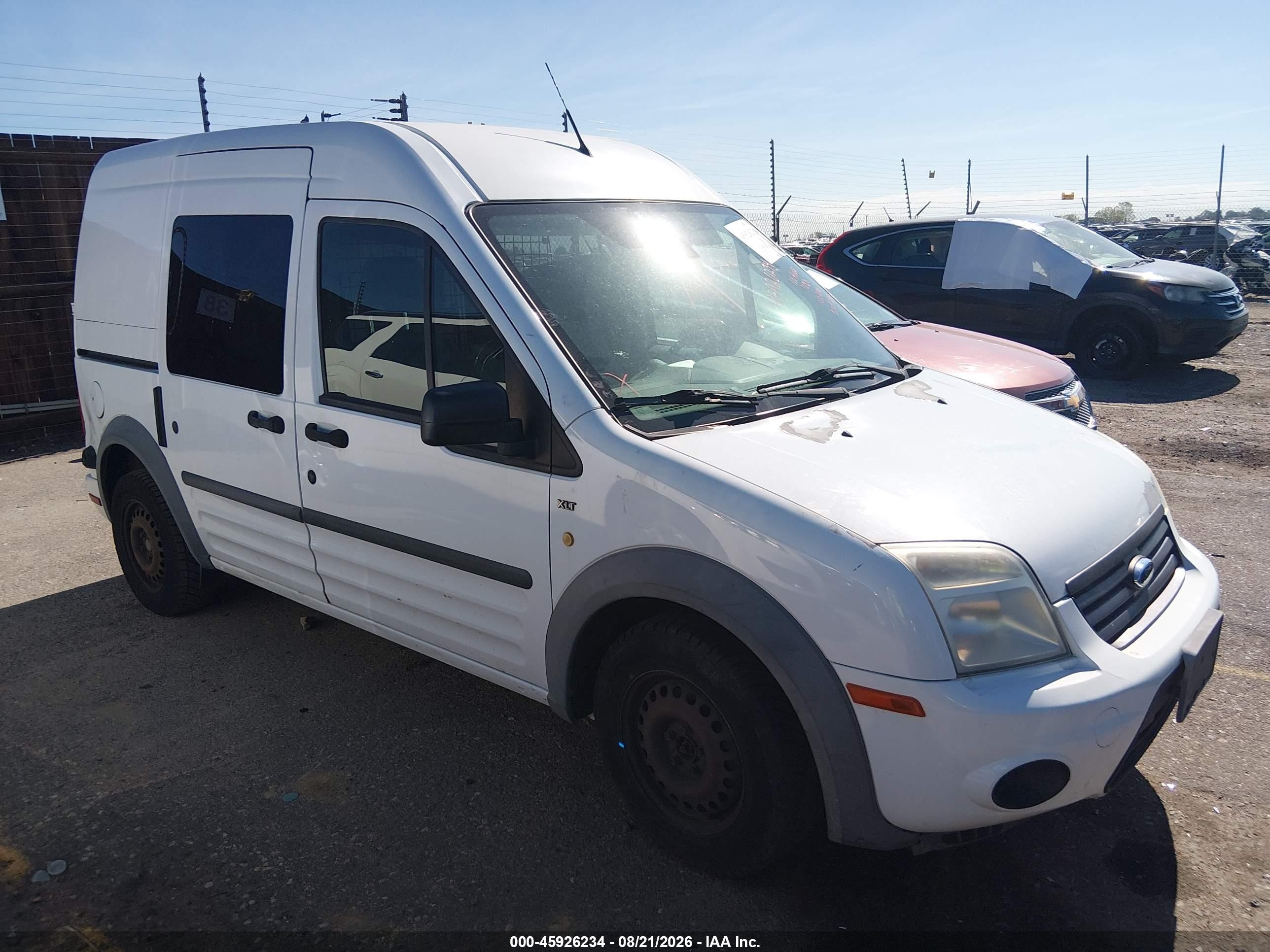 2013 Ford Transit Connect Xlt Белый vin: NM0LS6BN8DT167677