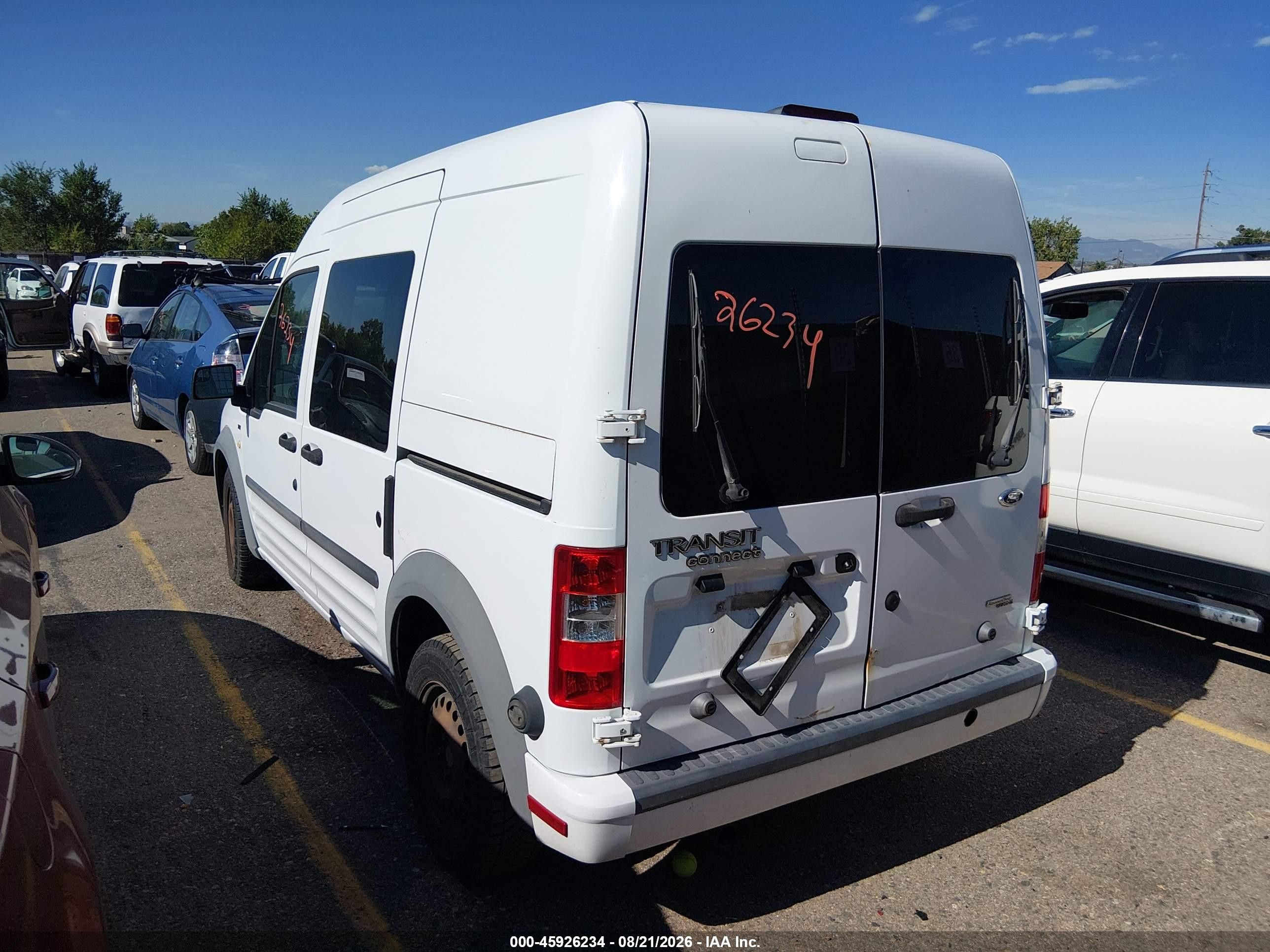 2013 Ford Transit Connect Xlt Белый vin: NM0LS6BN8DT167677