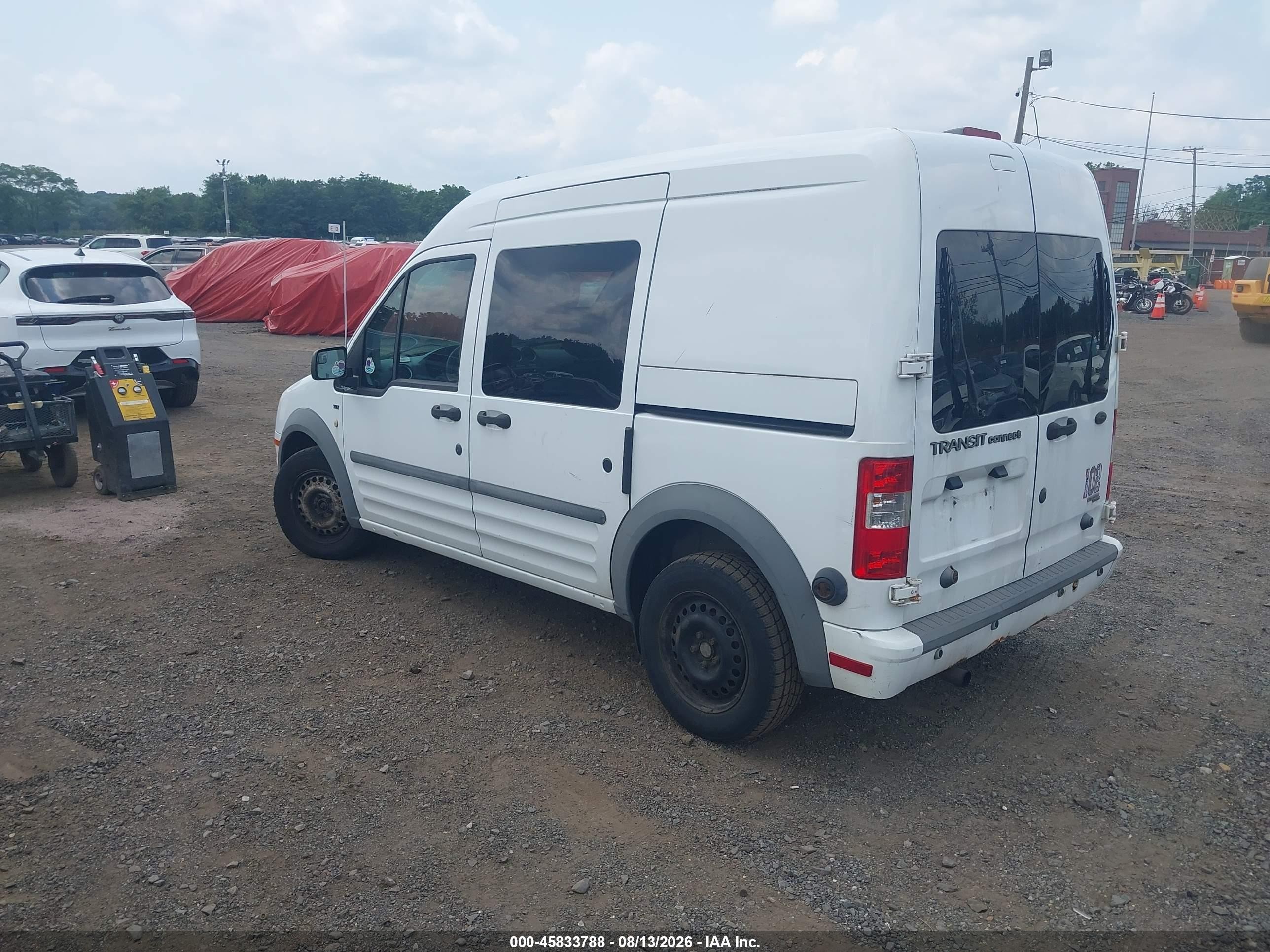 2012 Ford Transit Connect Xlt White vin: NM0LS6BNXCT096562
