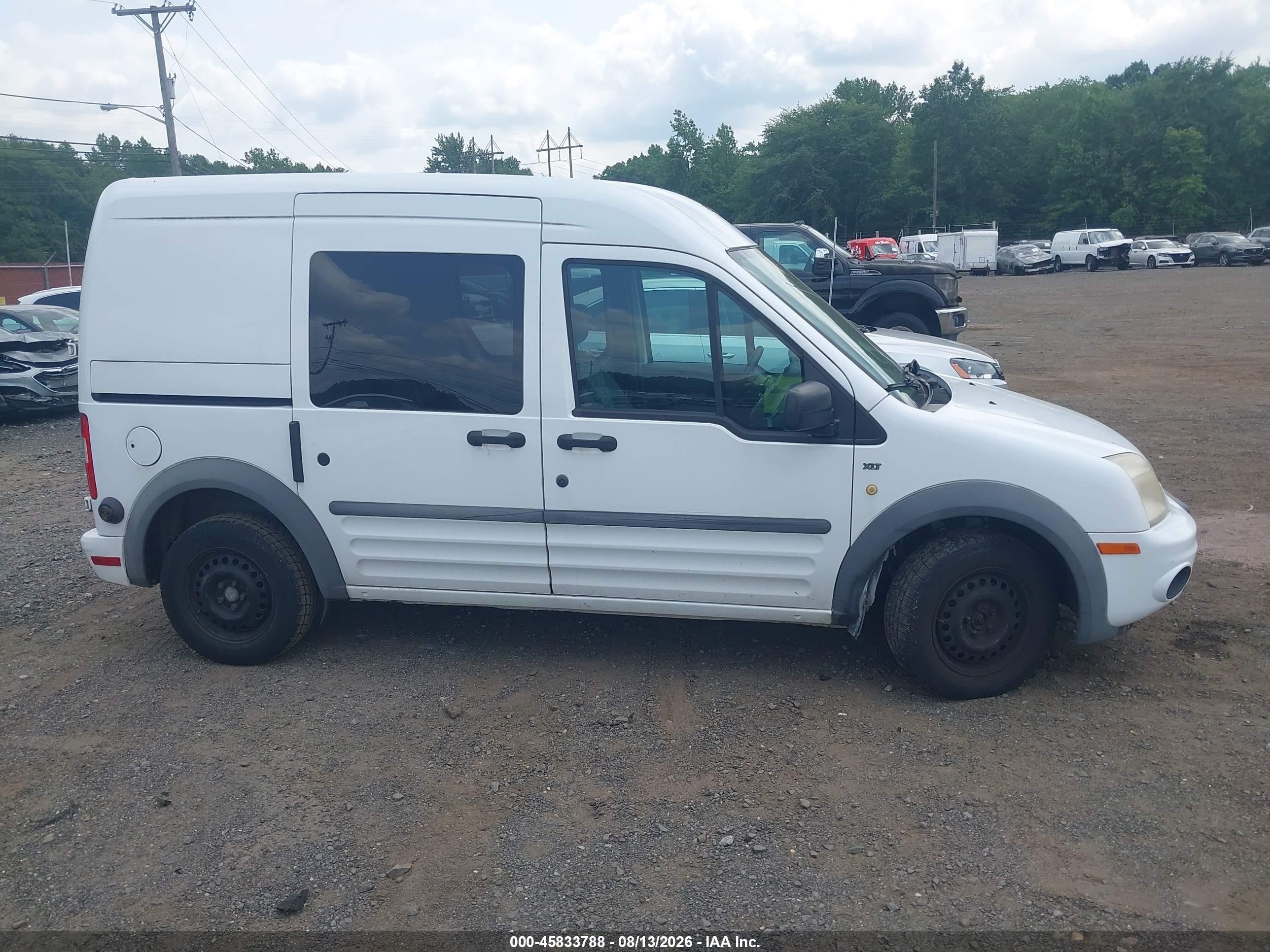 2012 Ford Transit Connect Xlt White vin: NM0LS6BNXCT096562