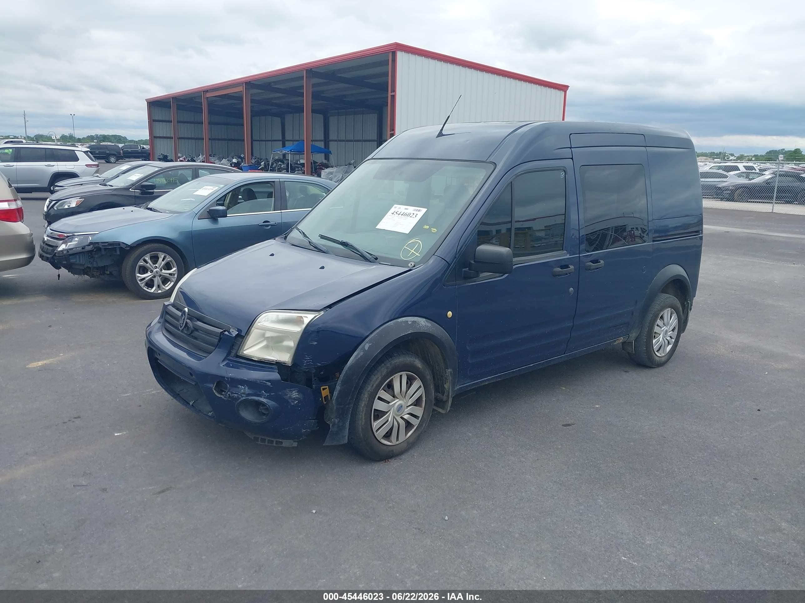 2013 Ford Transit Connect Xlt Blue vin: NM0LS6BNXDT145924