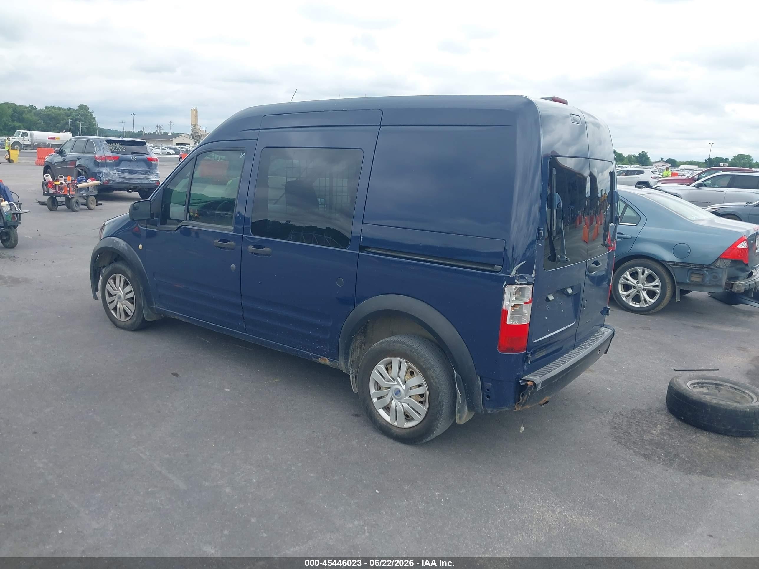 2013 Ford Transit Connect Xlt Blue vin: NM0LS6BNXDT145924