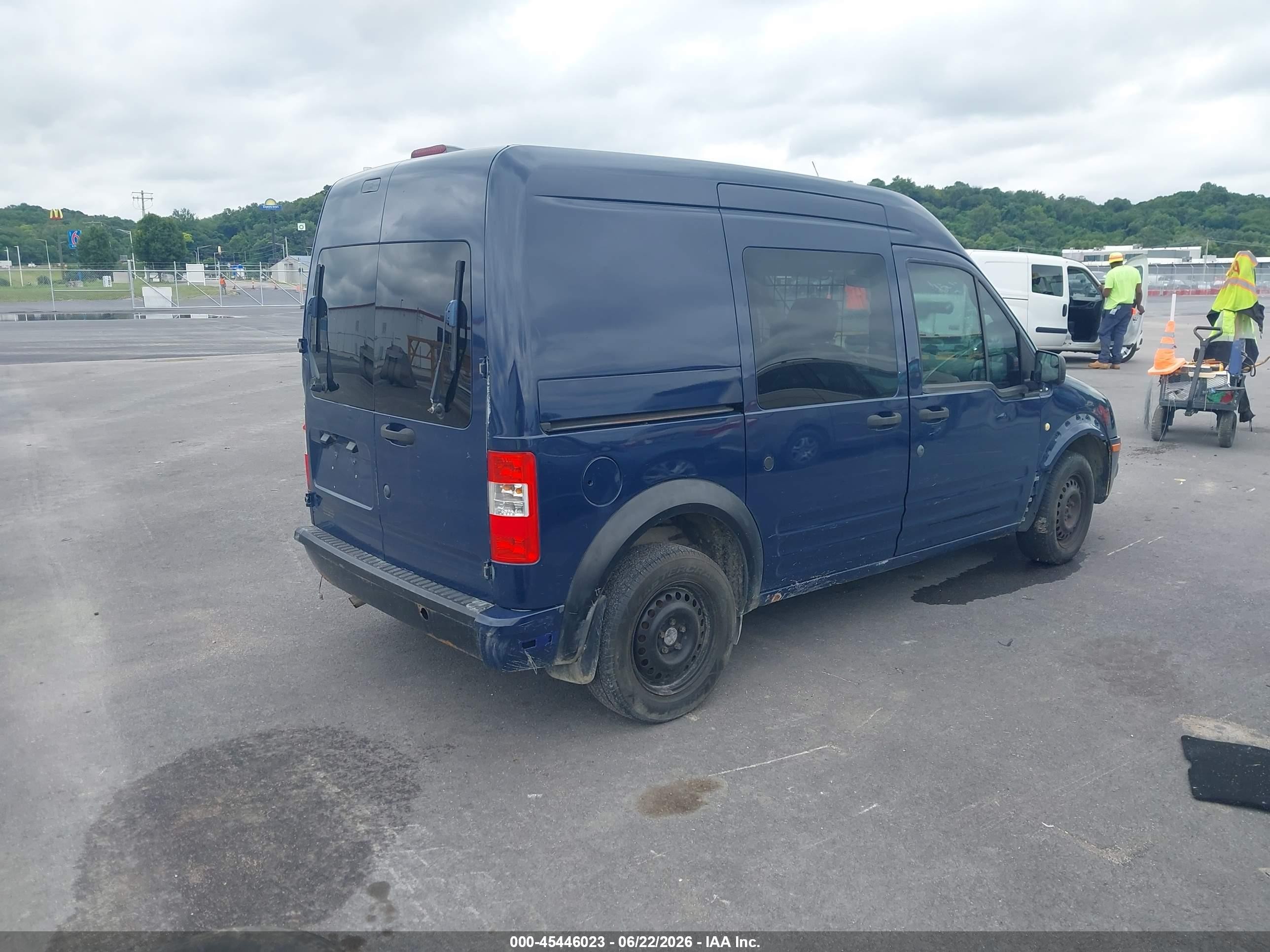 2013 Ford Transit Connect Xlt Blue vin: NM0LS6BNXDT145924