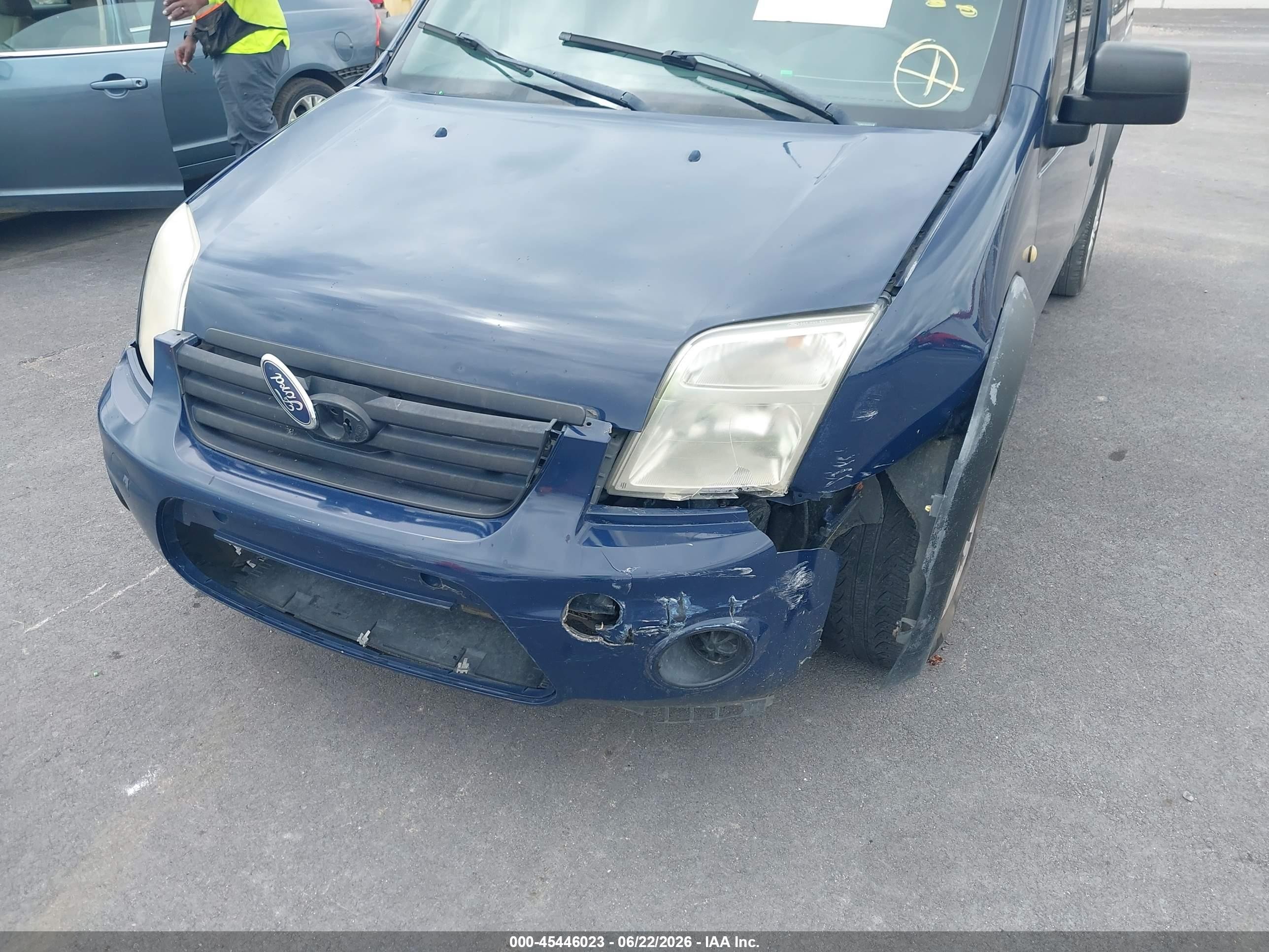 2013 Ford Transit Connect Xlt Blue vin: NM0LS6BNXDT145924