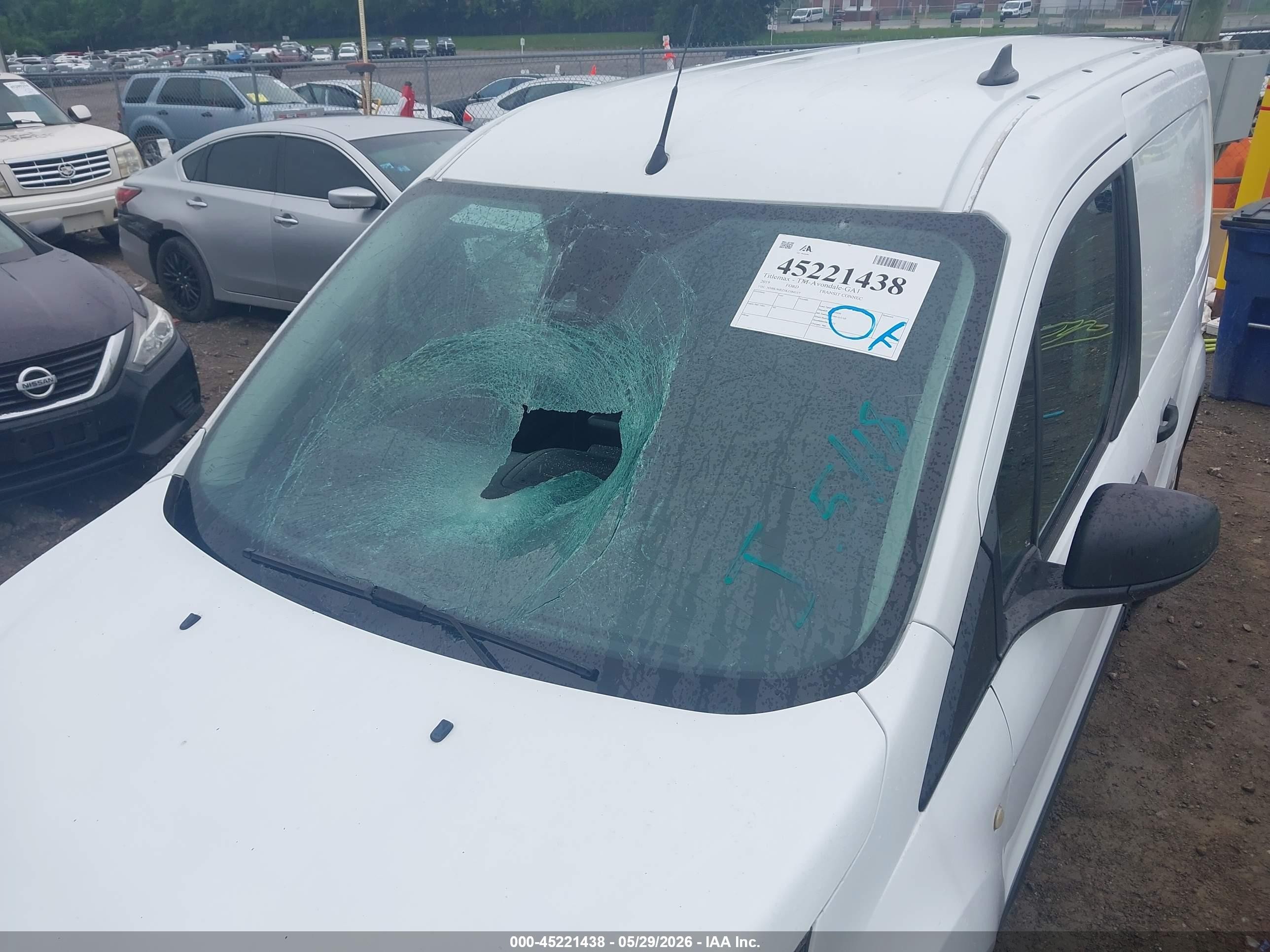2019 Ford Transit Connect Xl White vin: NM0LS6E25K1384517