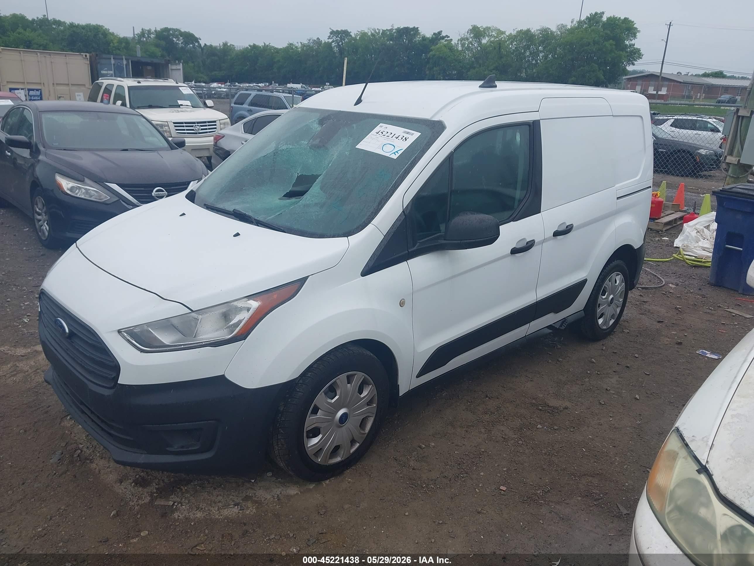 2019 Ford Transit Connect Xl White vin: NM0LS6E25K1384517