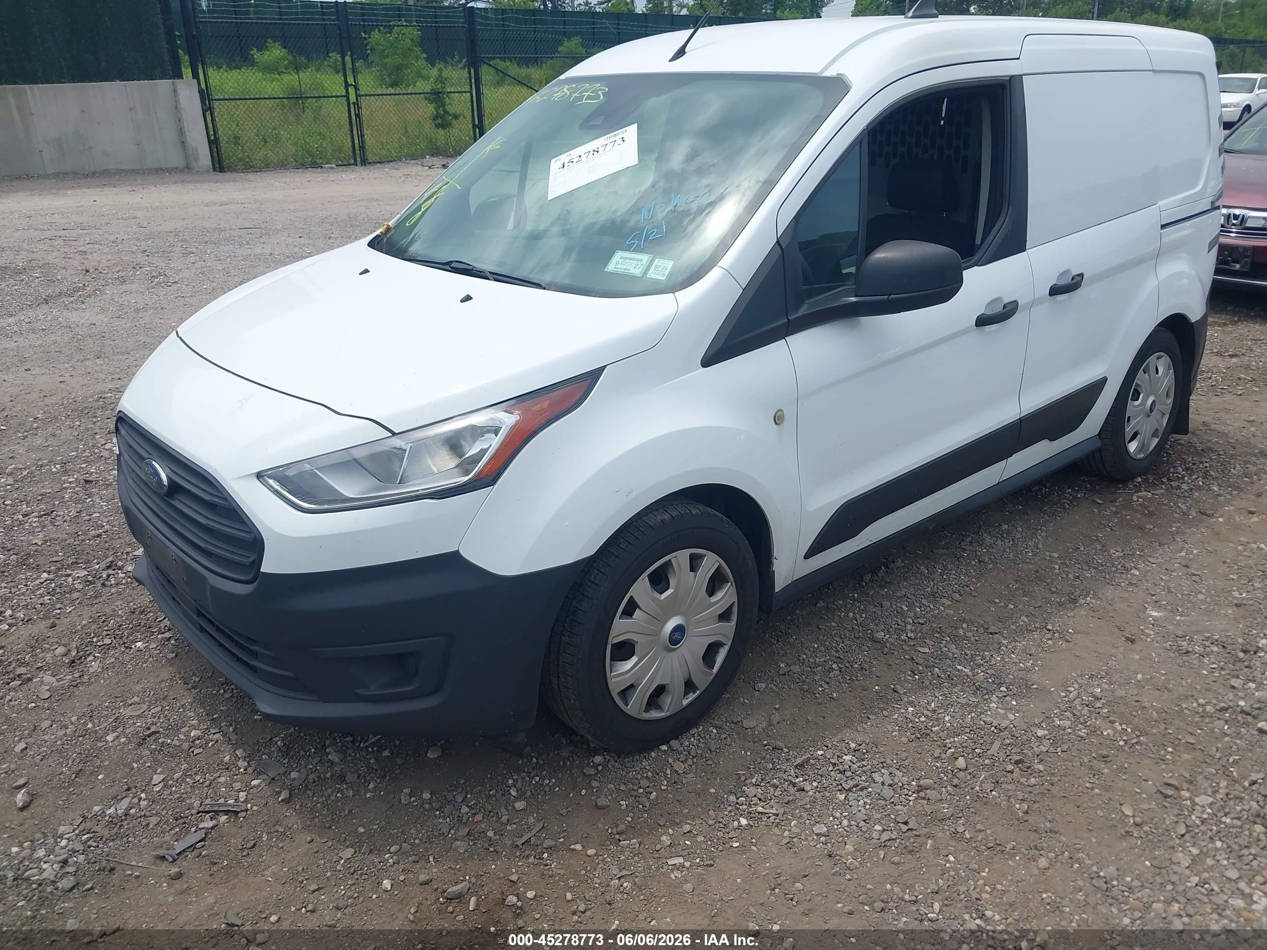 2020 Ford Transit Connect Xl White vin: NM0LS6E29L1453274