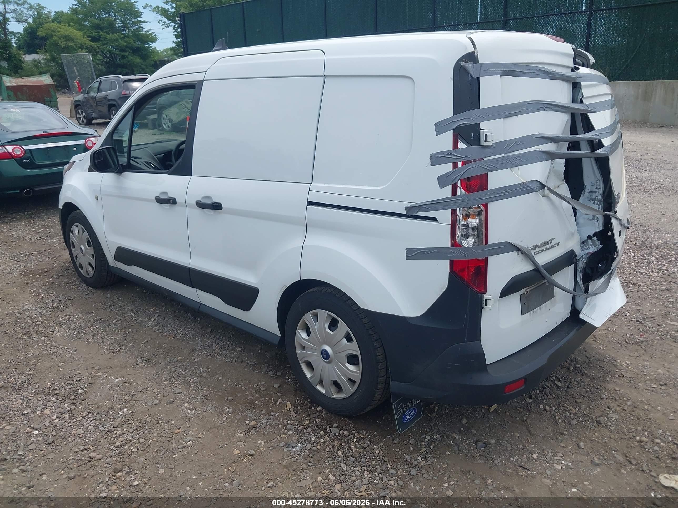 2020 Ford Transit Connect Xl White vin: NM0LS6E29L1453274
