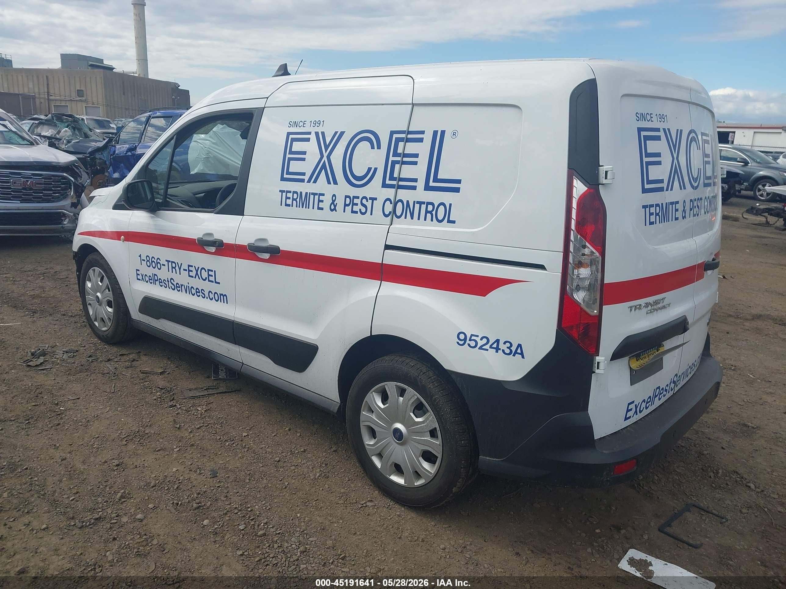 2019 Ford Transit Connect Xl White vin: NM0LS6E2XK1420654