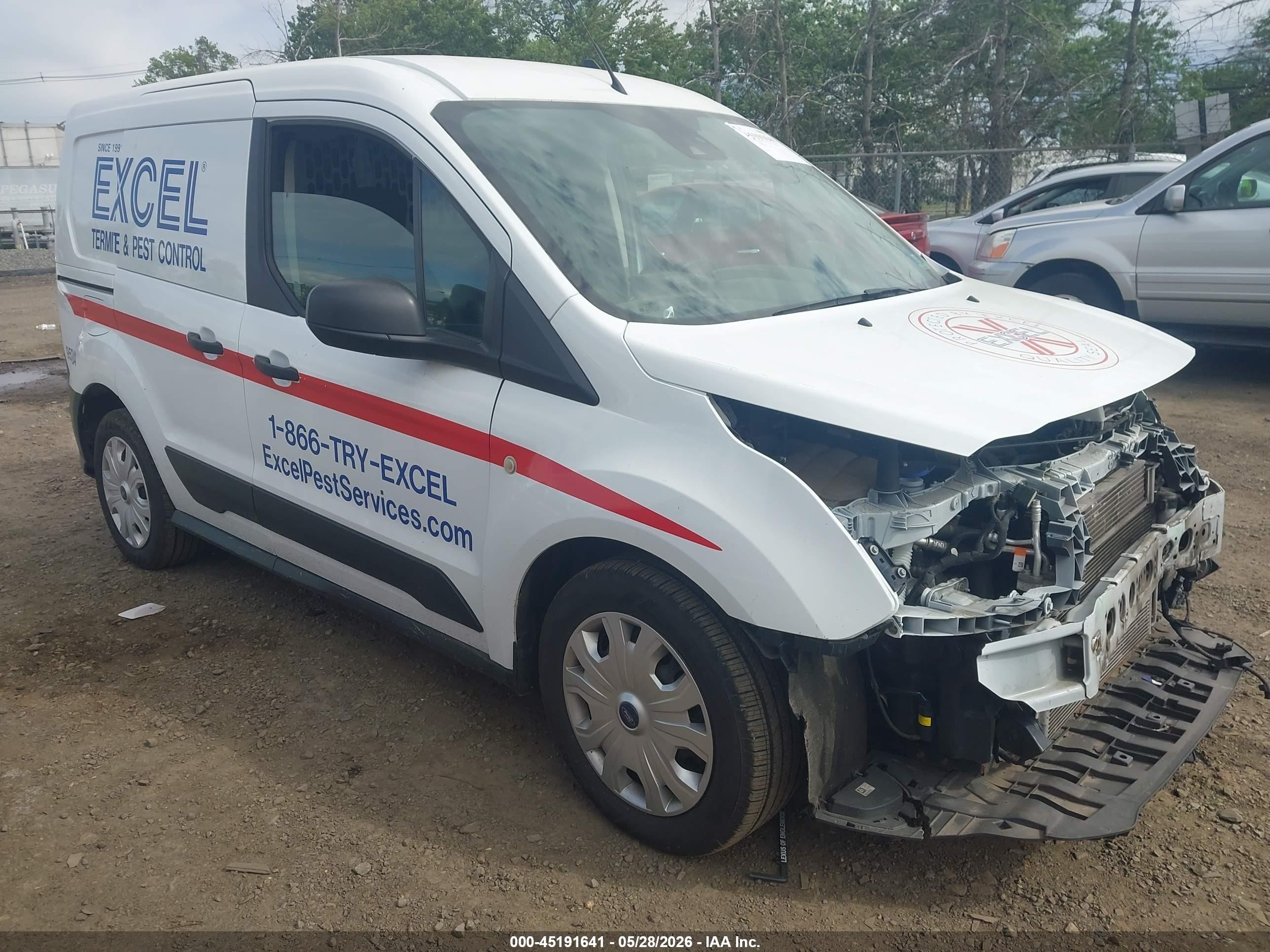 2019 Ford Transit Connect Xl White vin: NM0LS6E2XK1420654