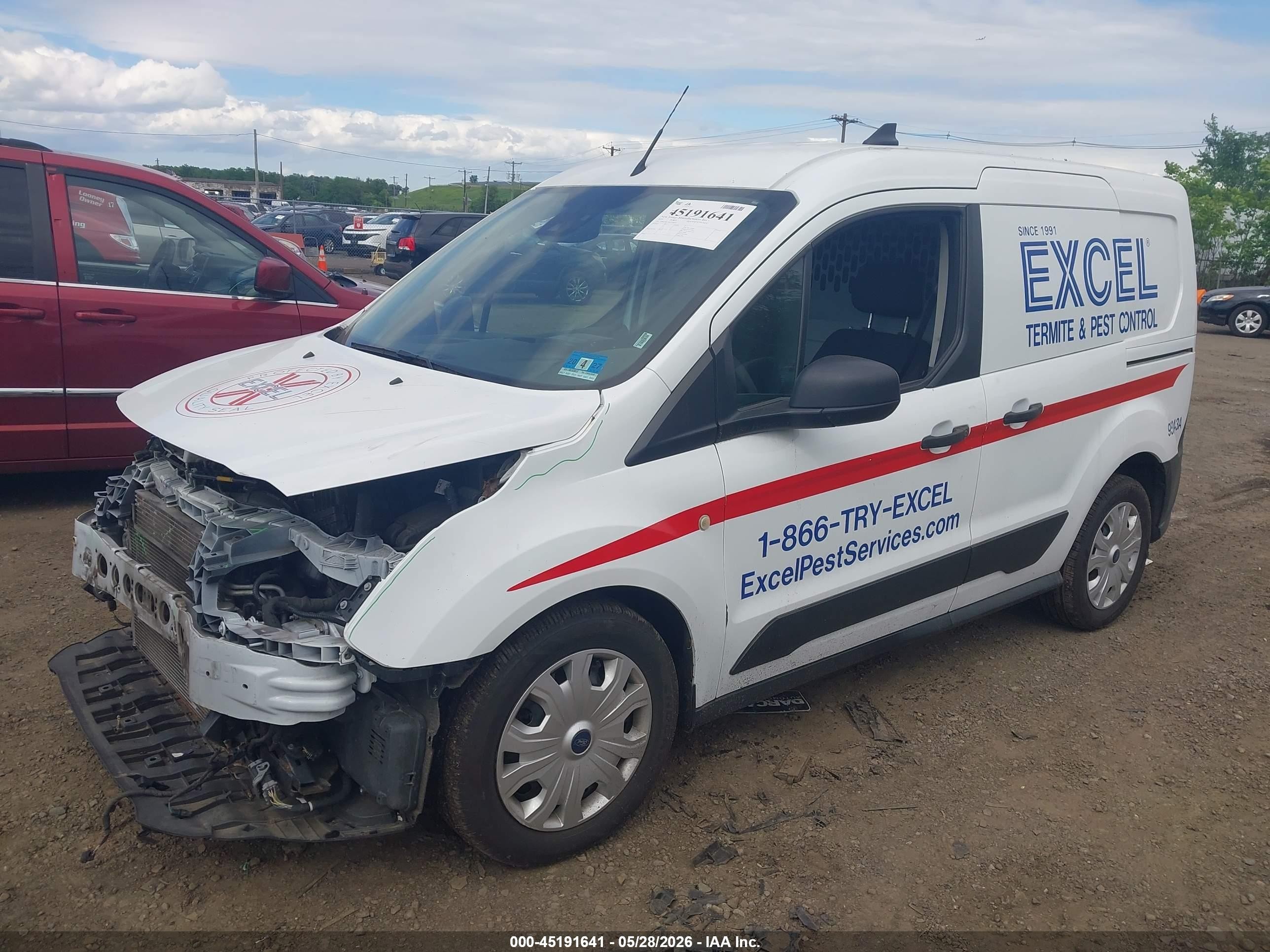 2019 Ford Transit Connect Xl White vin: NM0LS6E2XK1420654