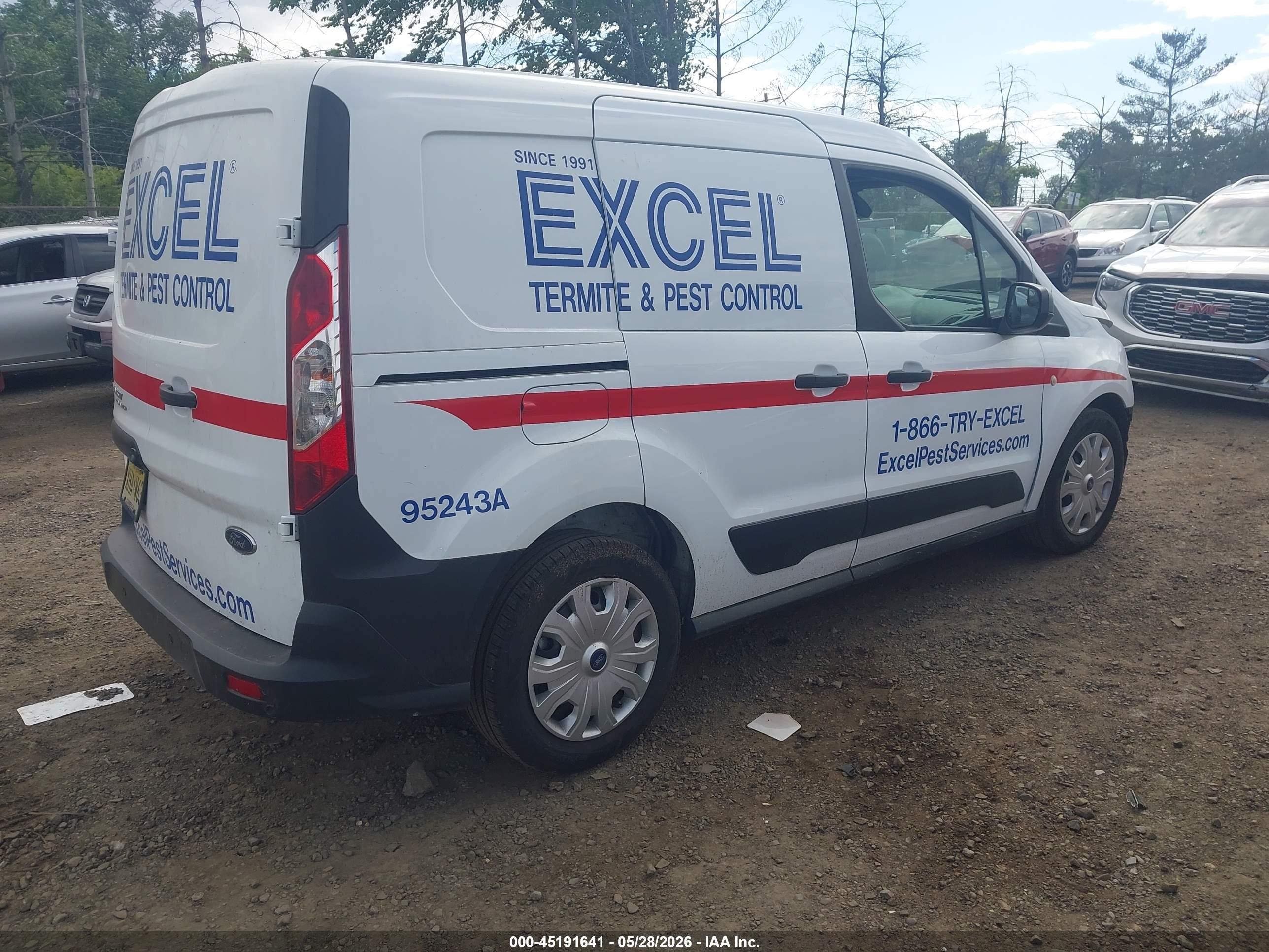 2019 Ford Transit Connect Xl White vin: NM0LS6E2XK1420654