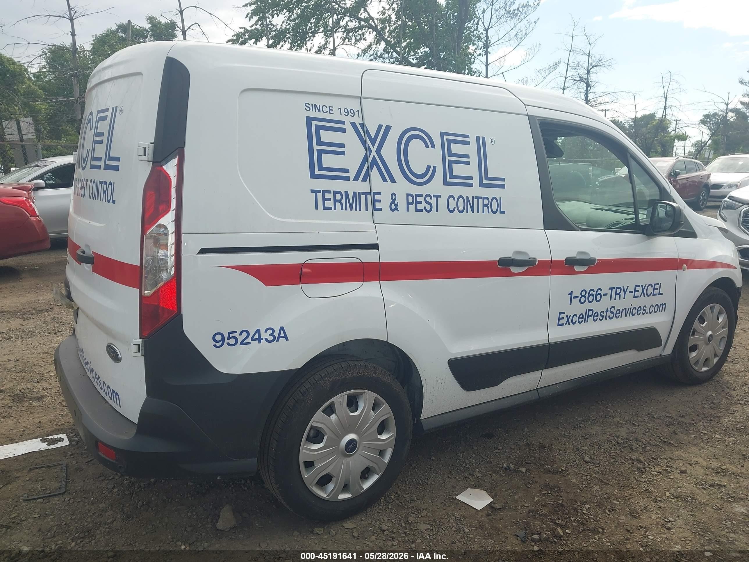 2019 Ford Transit Connect Xl White vin: NM0LS6E2XK1420654