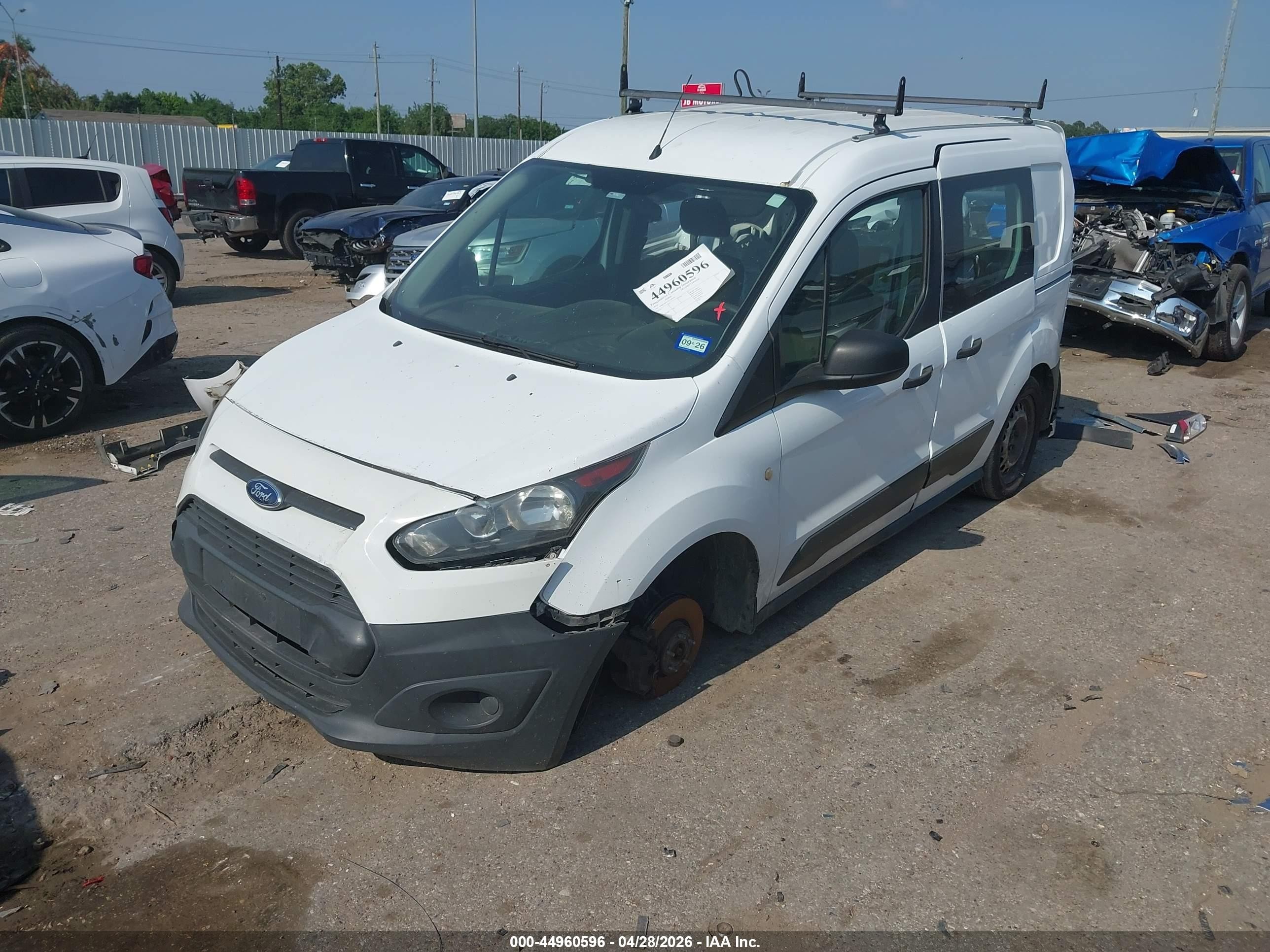 2014 Ford Transit Connect Xl White vin: NM0LS6E72E1149346