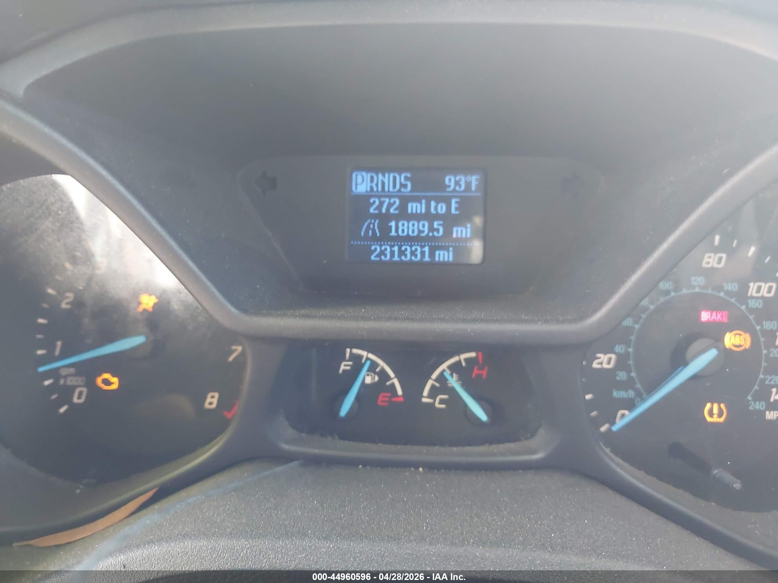 2014 Ford Transit Connect Xl White vin: NM0LS6E72E1149346