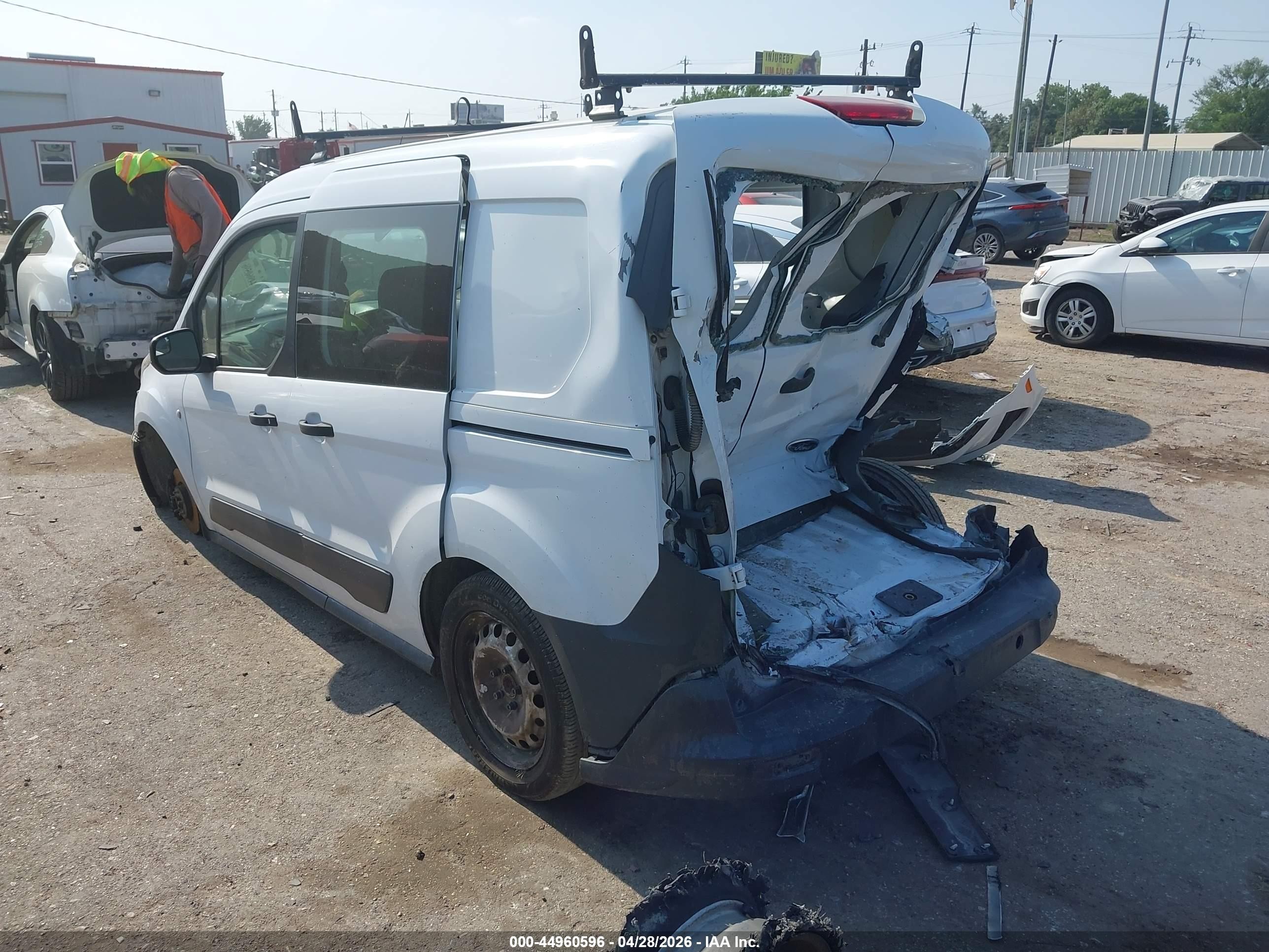 2014 Ford Transit Connect Xl White vin: NM0LS6E72E1149346