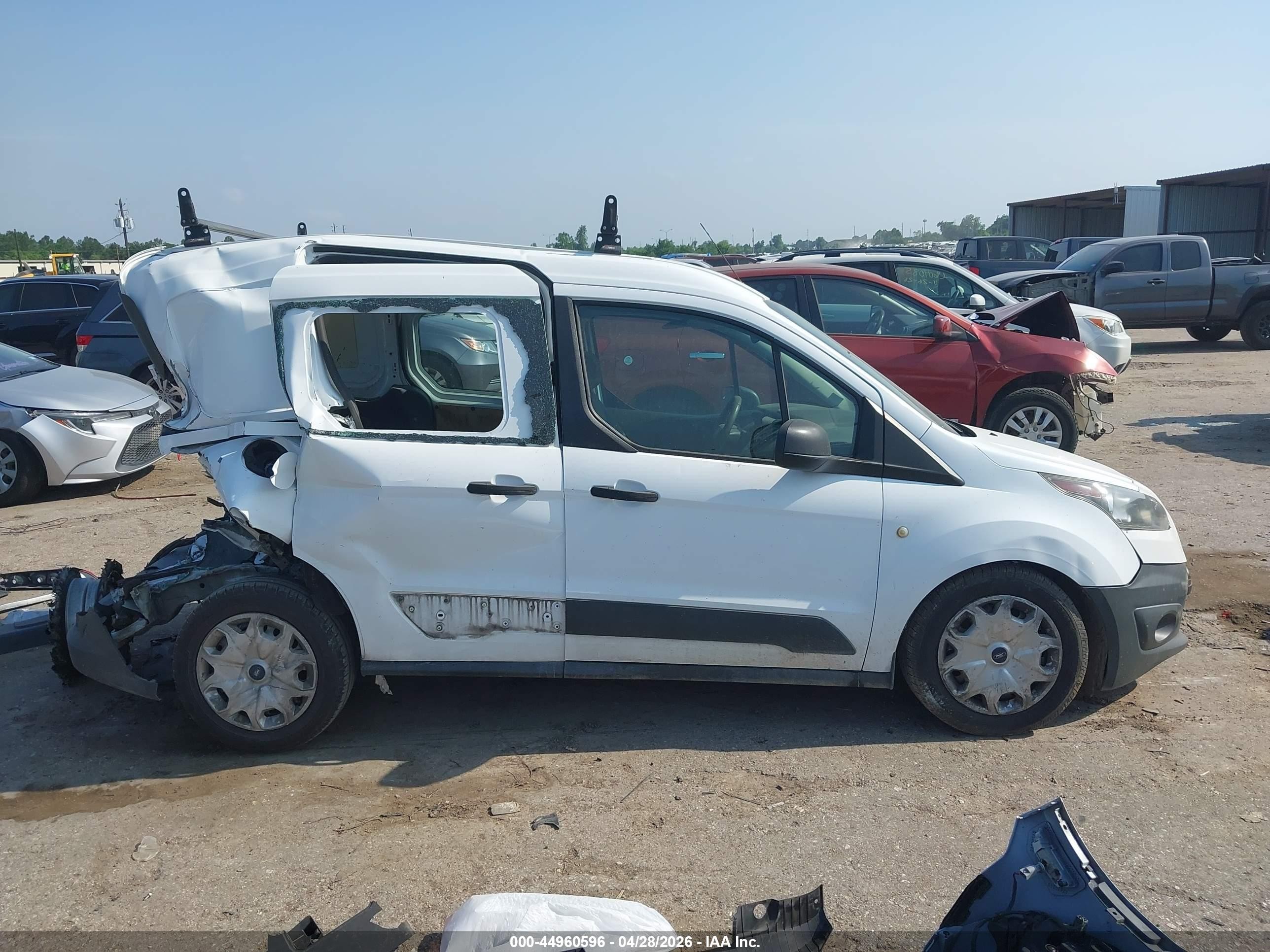 2014 Ford Transit Connect Xl White vin: NM0LS6E72E1149346