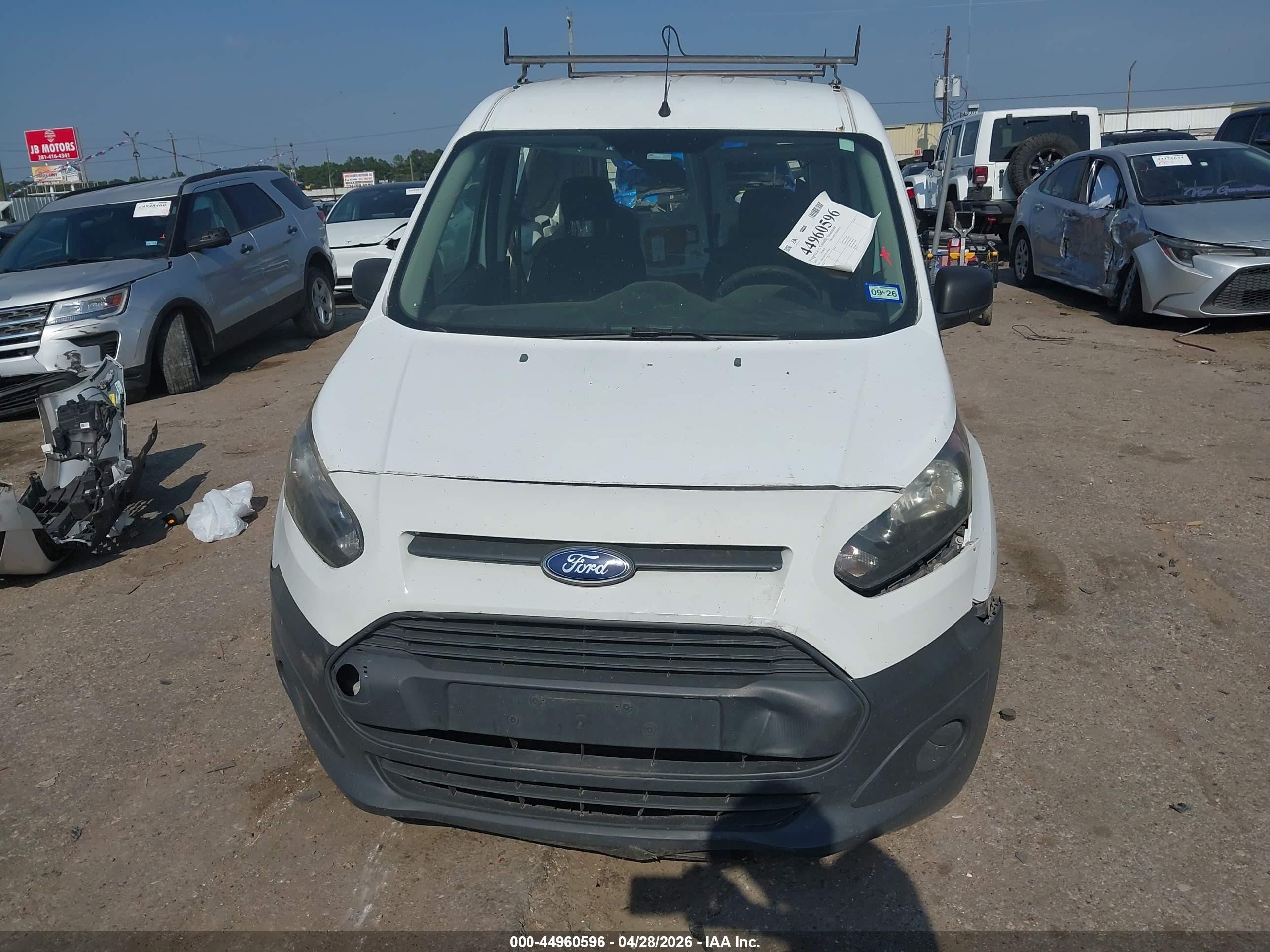 2014 Ford Transit Connect Xl White vin: NM0LS6E72E1149346
