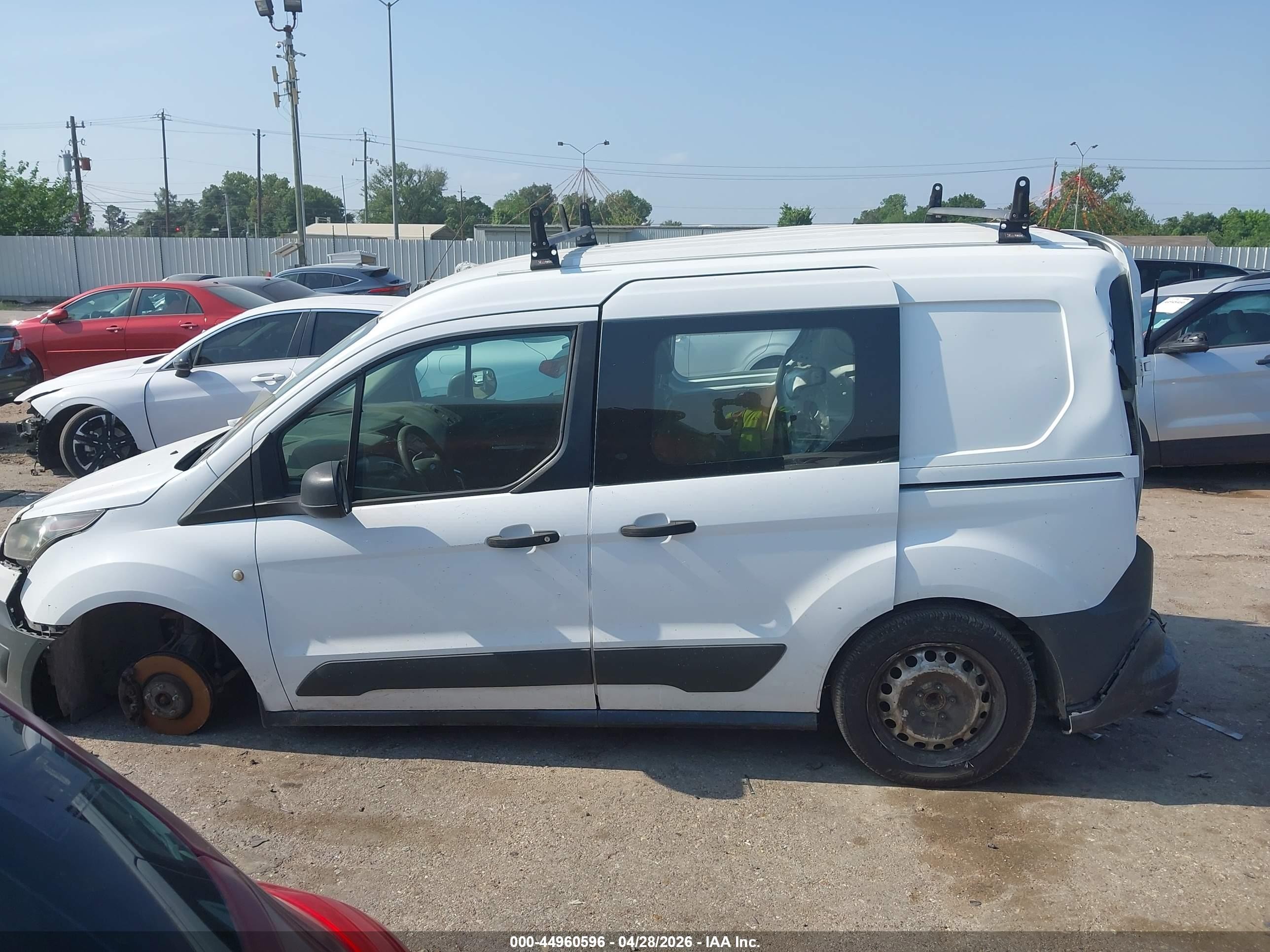 2014 Ford Transit Connect Xl White vin: NM0LS6E72E1149346