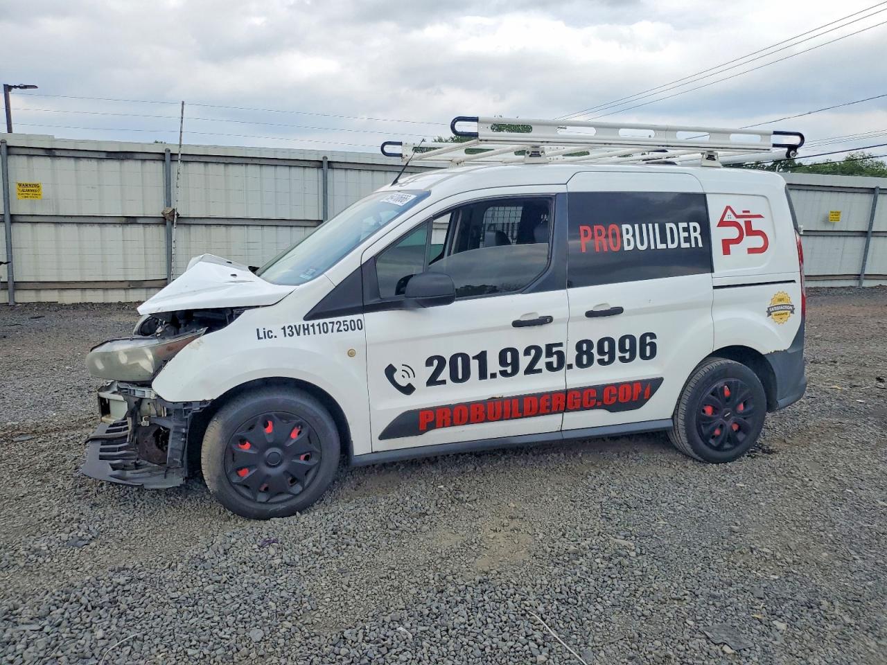2014 Ford Transit Connect Xl White vin: NM0LS6E73E1161179