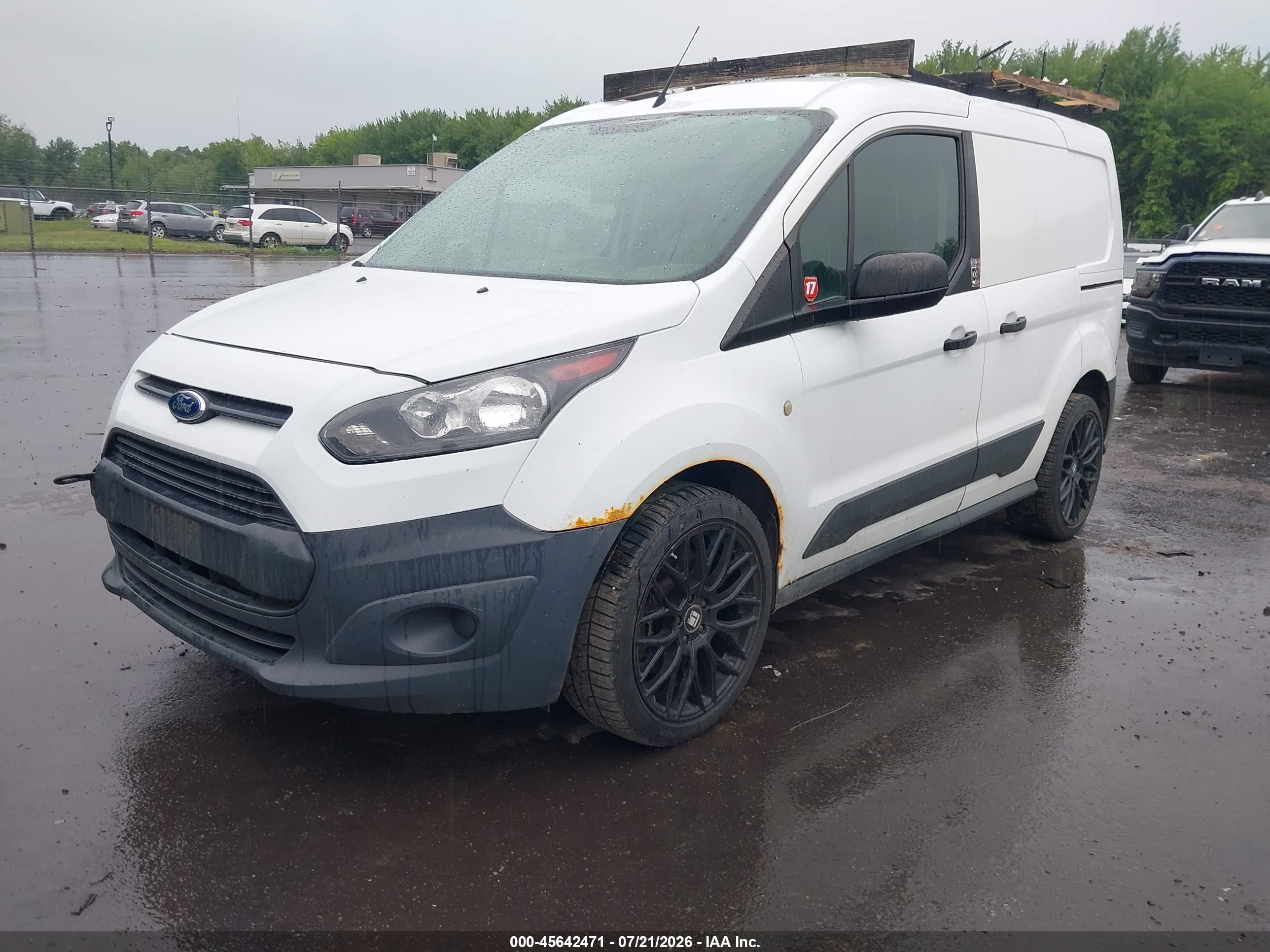 2015 Ford Transit Connect Xl White vin: NM0LS6E73F1197567
