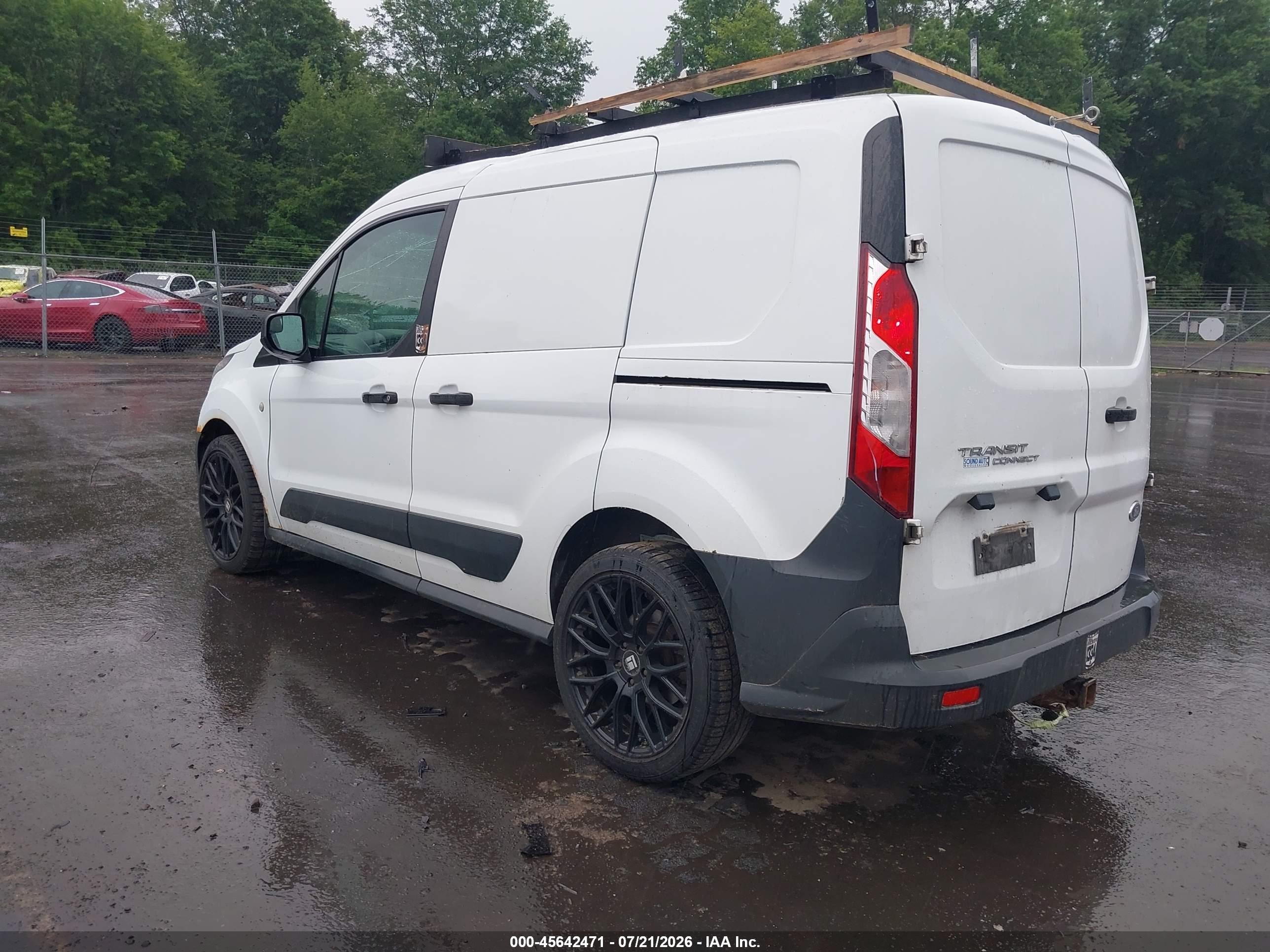 2015 Ford Transit Connect Xl White vin: NM0LS6E73F1197567