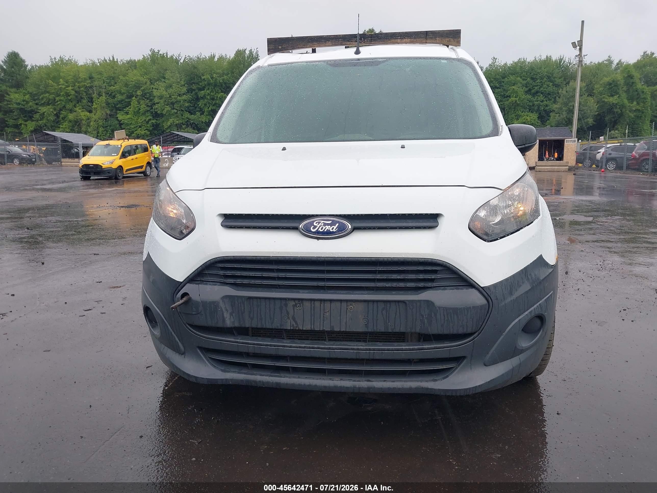 2015 Ford Transit Connect Xl White vin: NM0LS6E73F1197567
