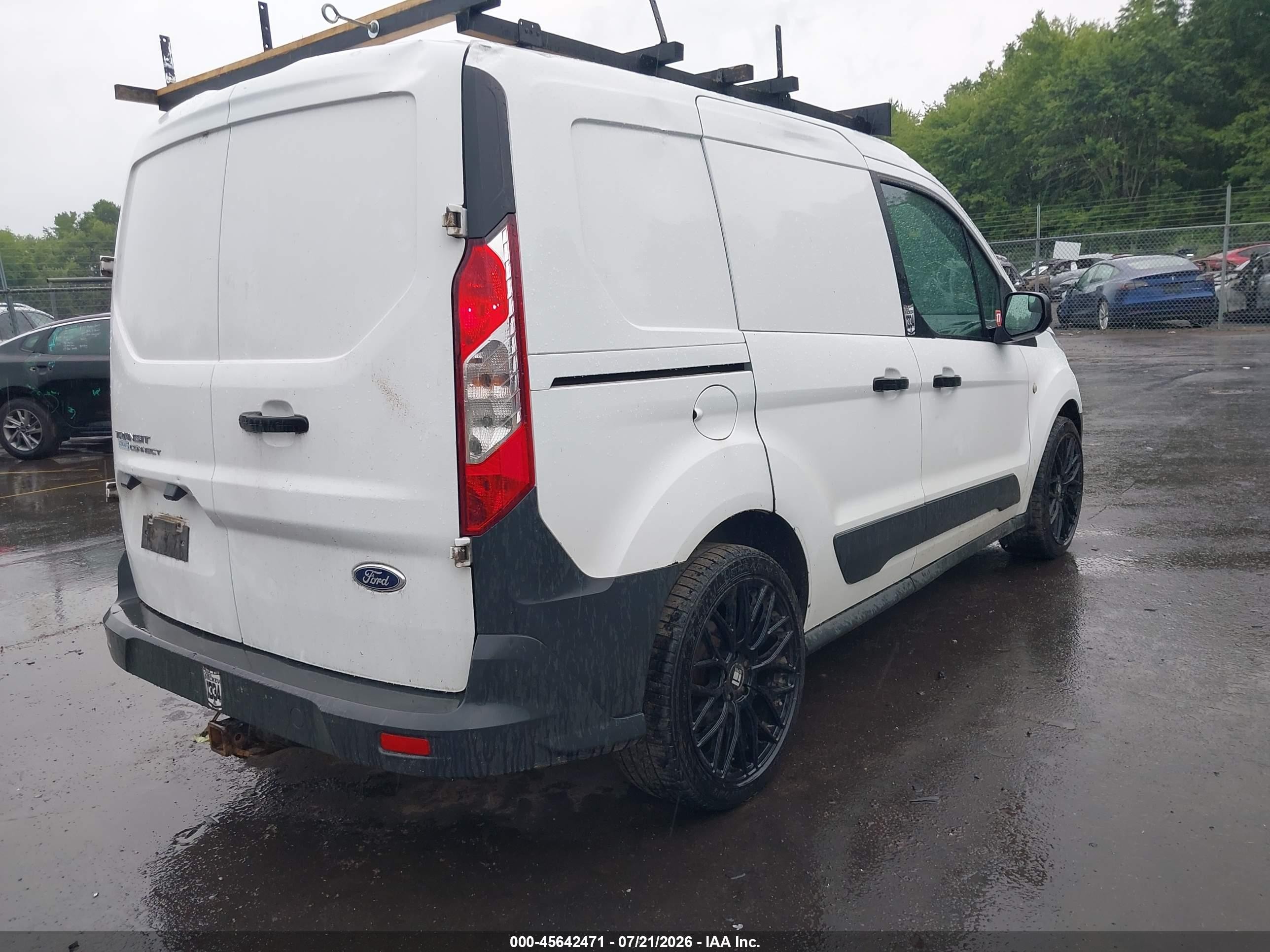 2015 Ford Transit Connect Xl White vin: NM0LS6E73F1197567