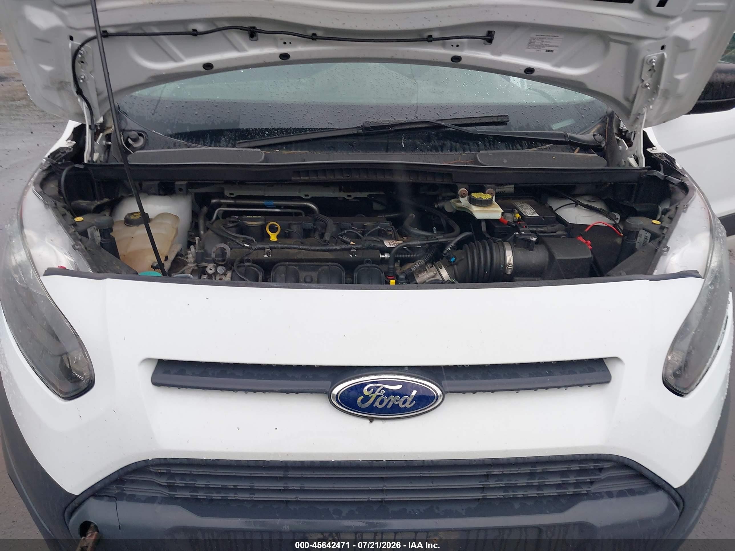 2015 Ford Transit Connect Xl White vin: NM0LS6E73F1197567
