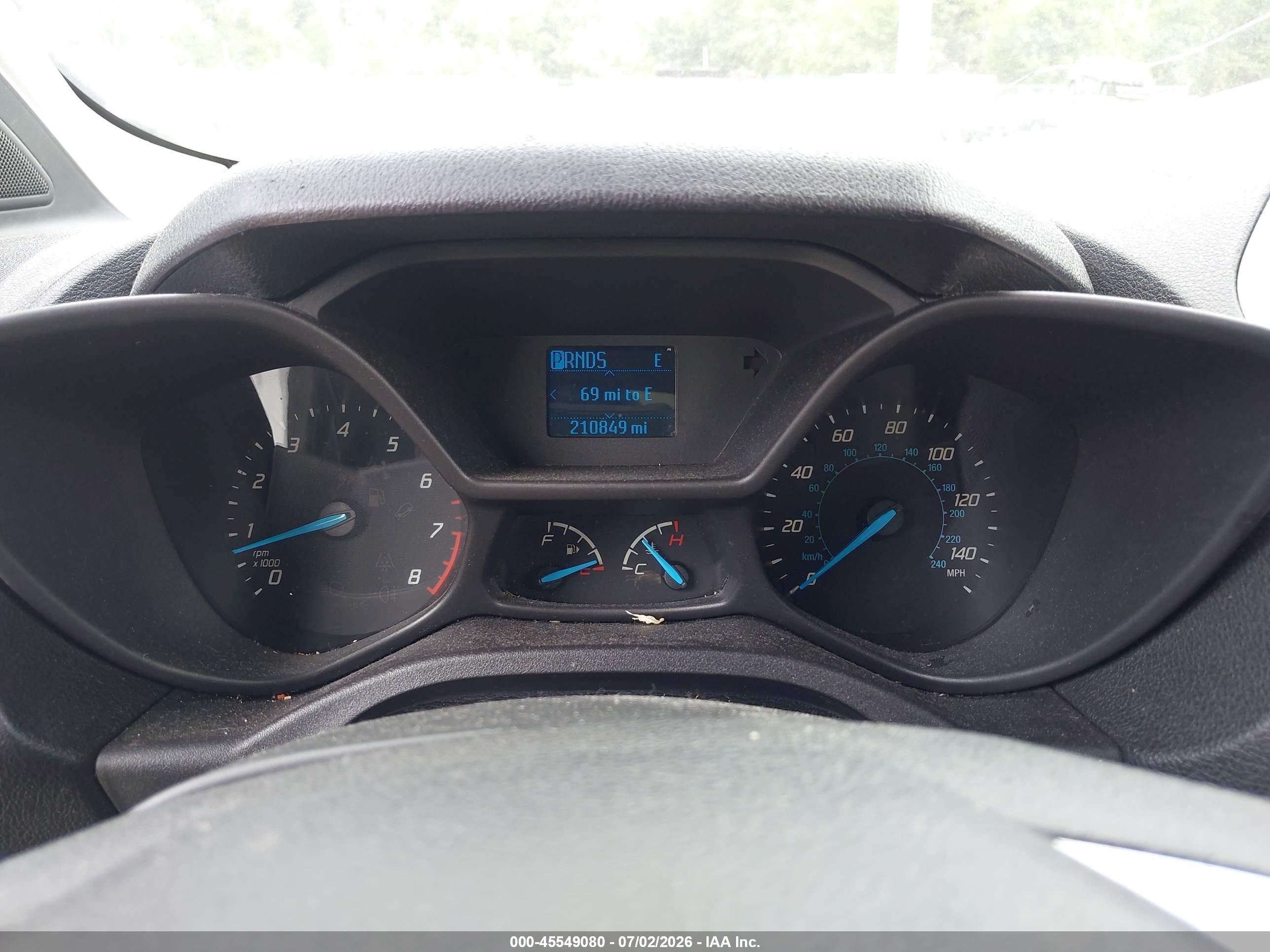 2014 Ford Transit Connect Xl White vin: NM0LS6E75E1150779