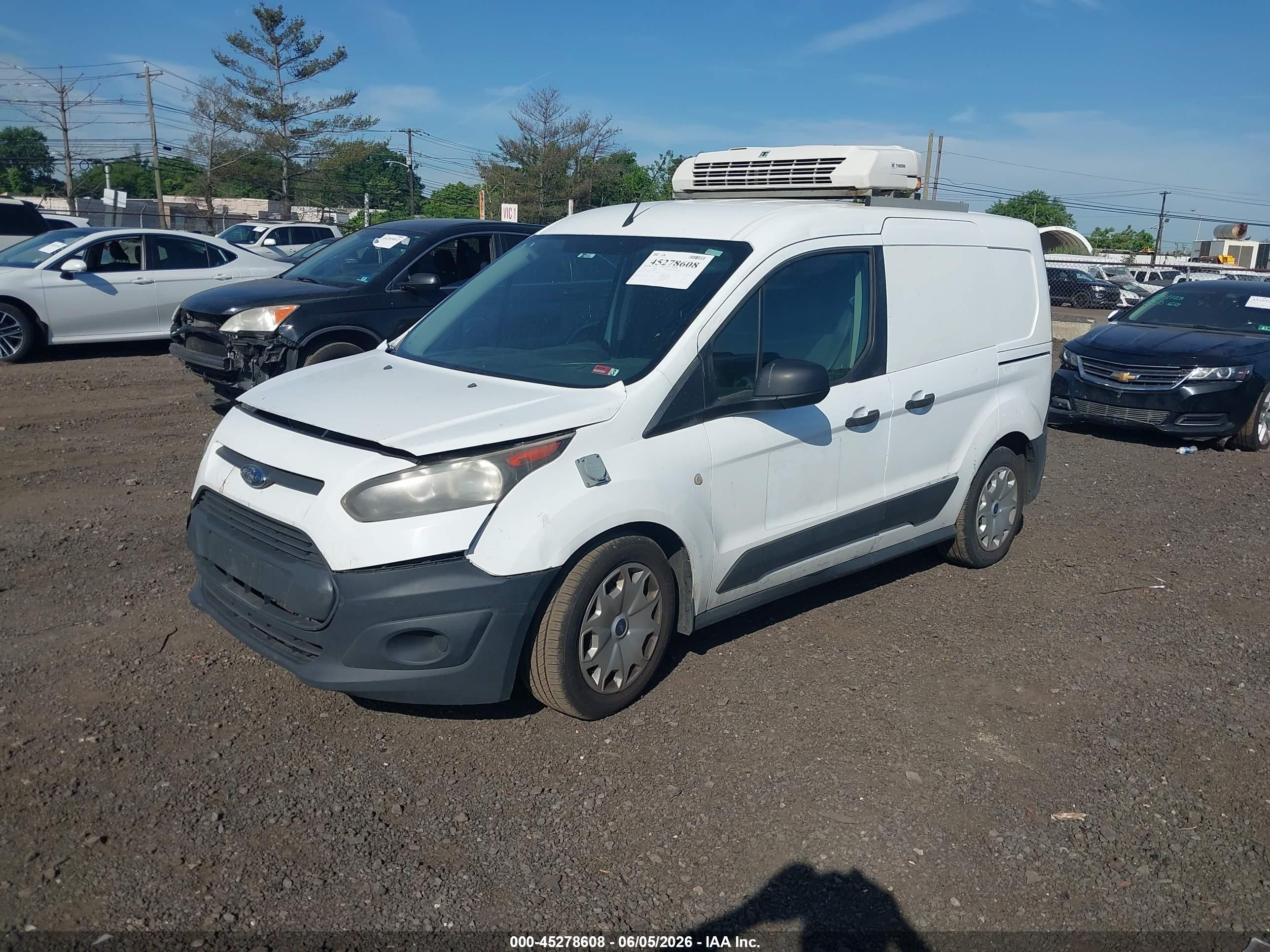 2015 Ford Transit Connect Xl White vin: NM0LS6E77F1187902