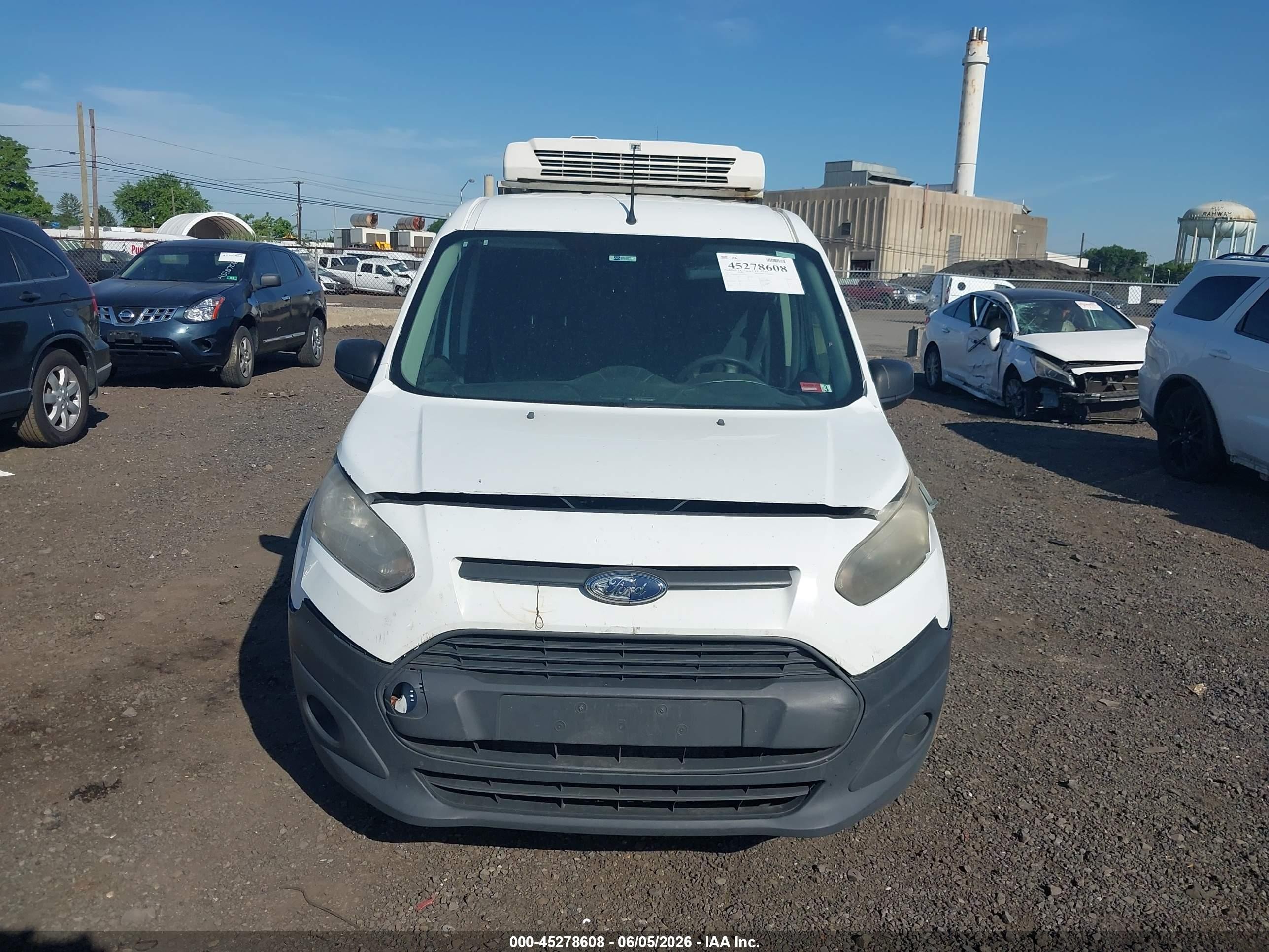 2015 Ford Transit Connect Xl White vin: NM0LS6E77F1187902