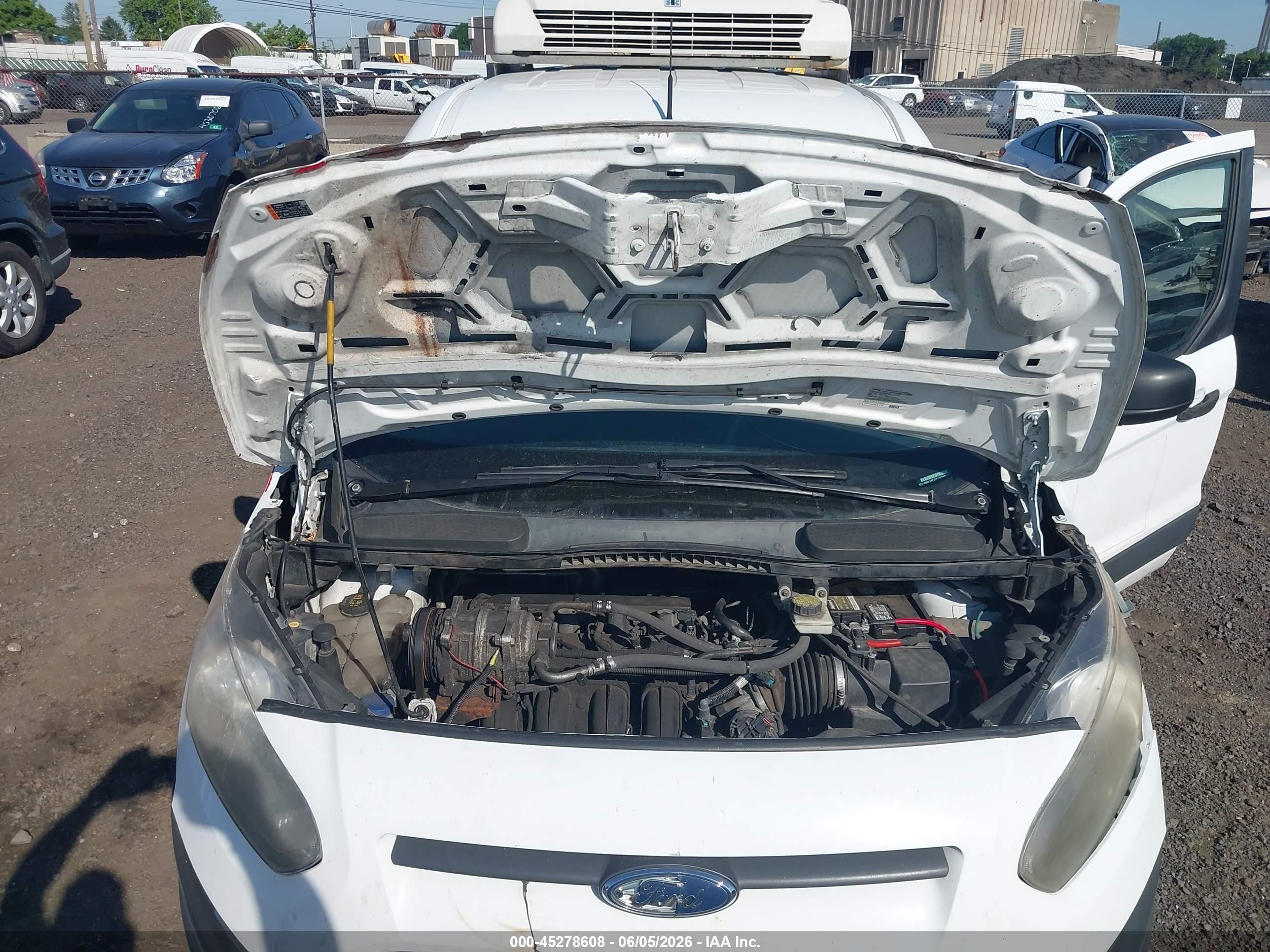2015 Ford Transit Connect Xl White vin: NM0LS6E77F1187902