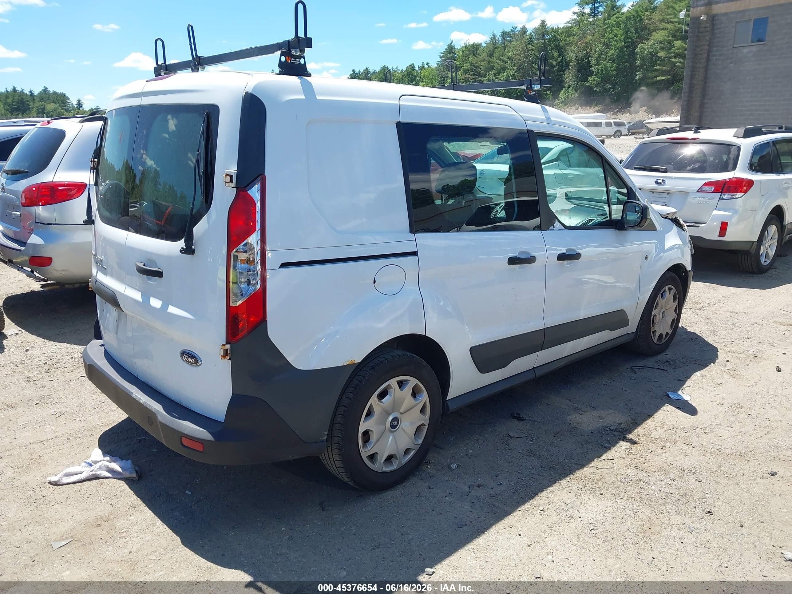 2015 Ford Transit Connect Xl White vin: NM0LS6E77F1222860