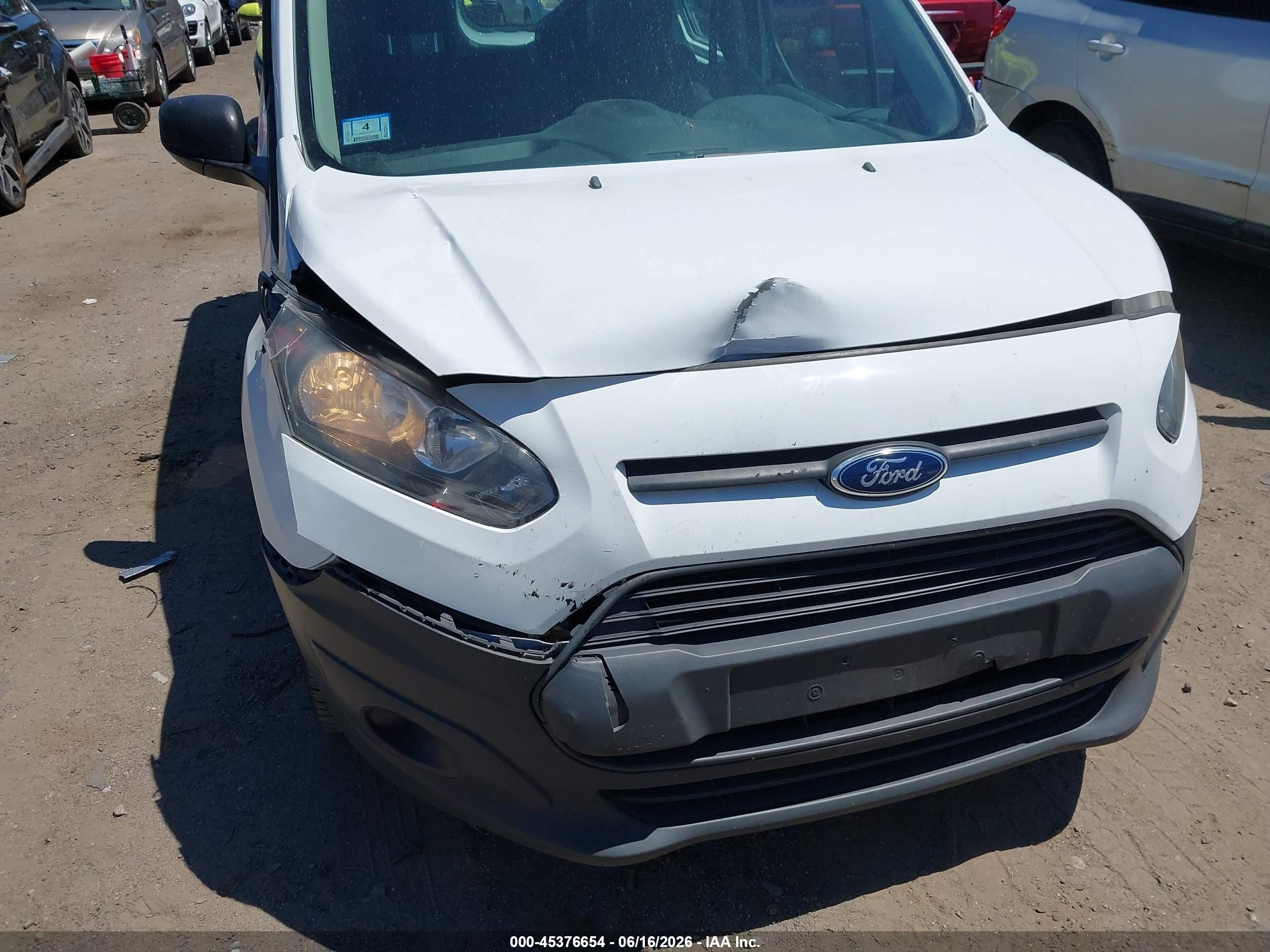 2015 Ford Transit Connect Xl White vin: NM0LS6E77F1222860
