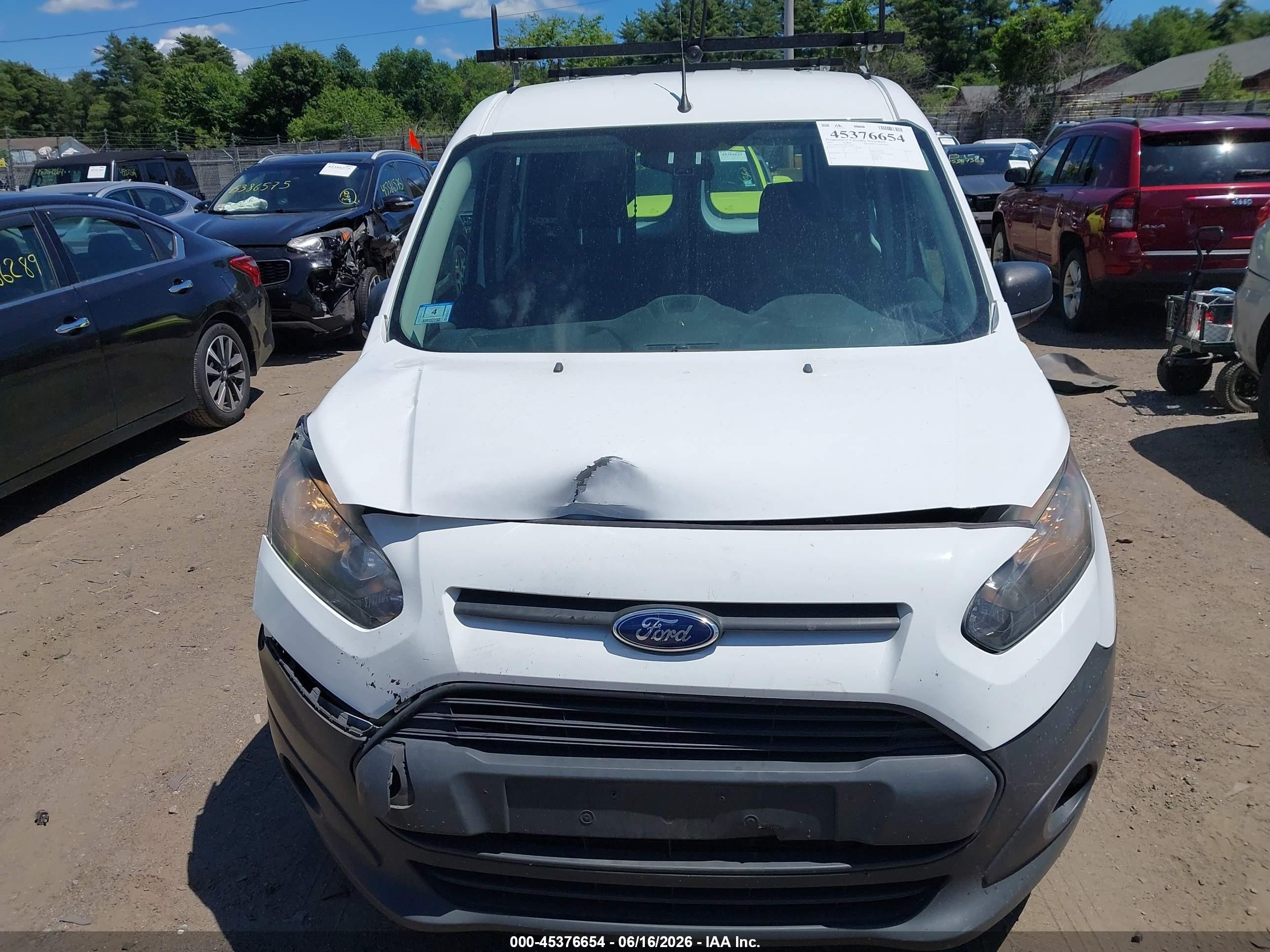 2015 Ford Transit Connect Xl White vin: NM0LS6E77F1222860