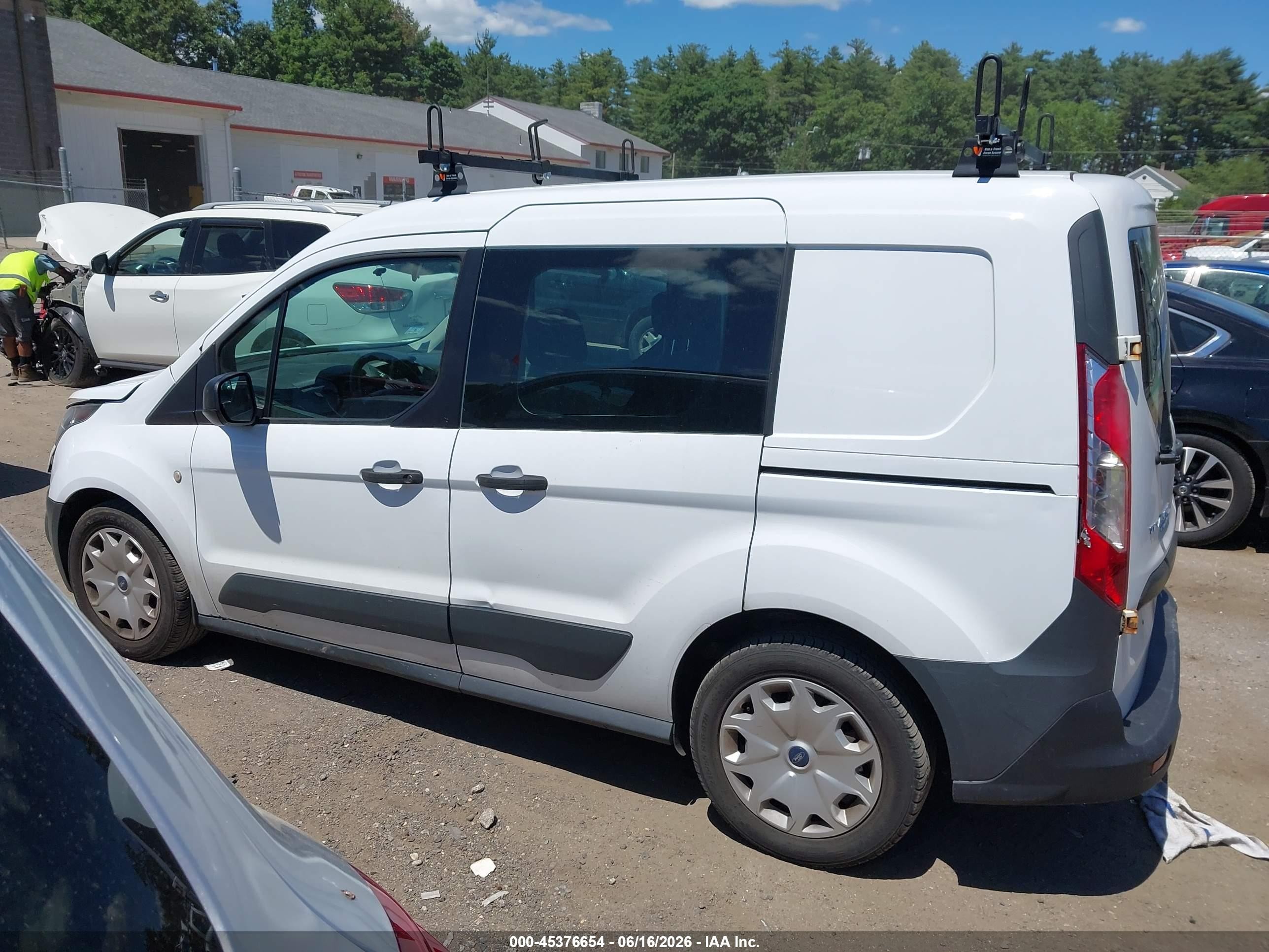 2015 Ford Transit Connect Xl White vin: NM0LS6E77F1222860
