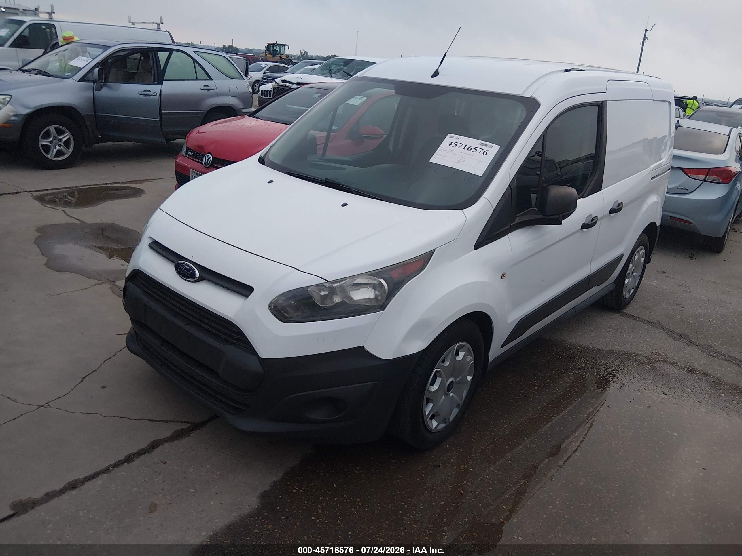 2015 Ford Transit Connect Xl White vin: NM0LS6E78F1183776