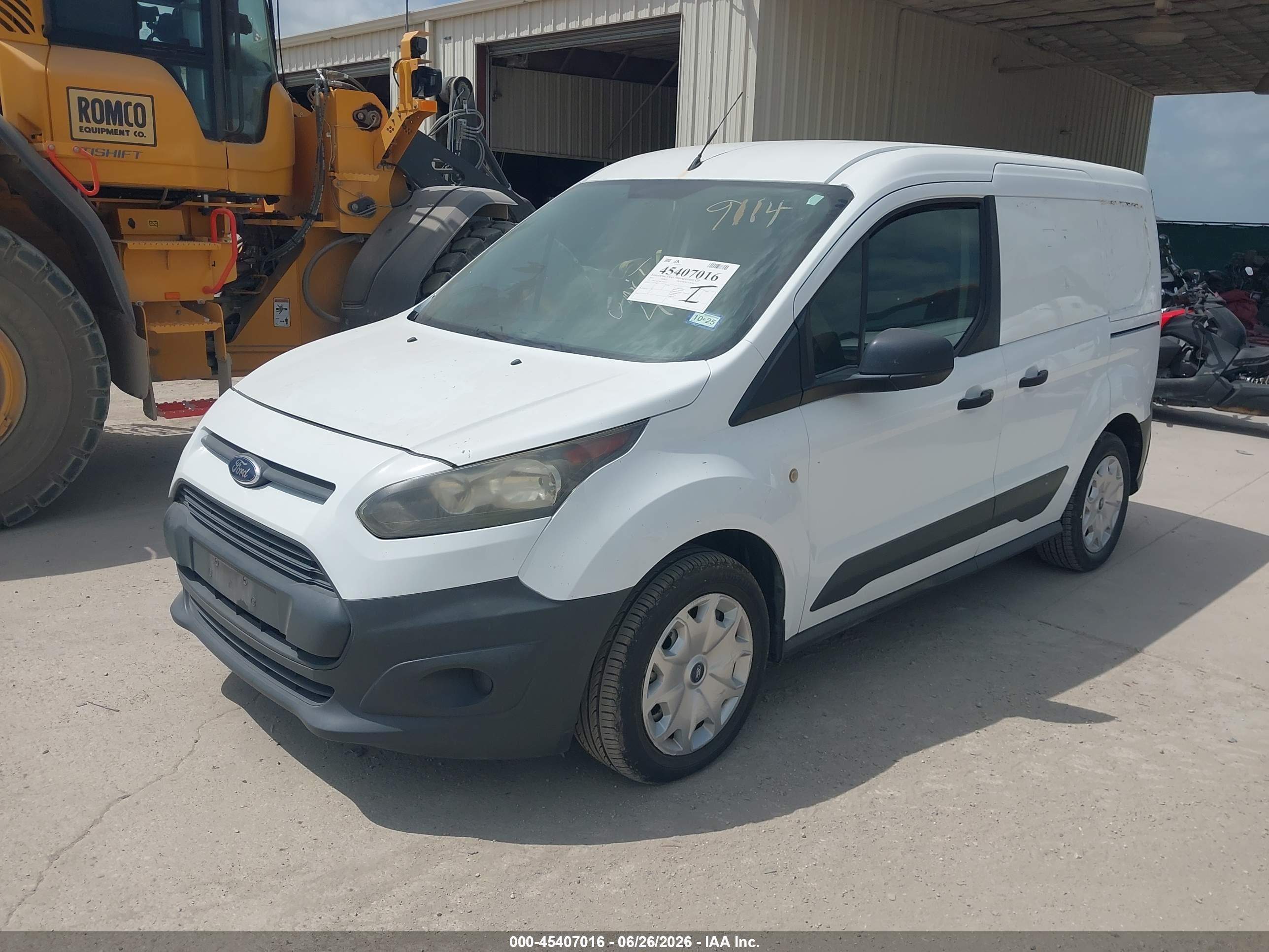 2015 Ford Transit Connect Xl White vin: NM0LS6E79F1199114