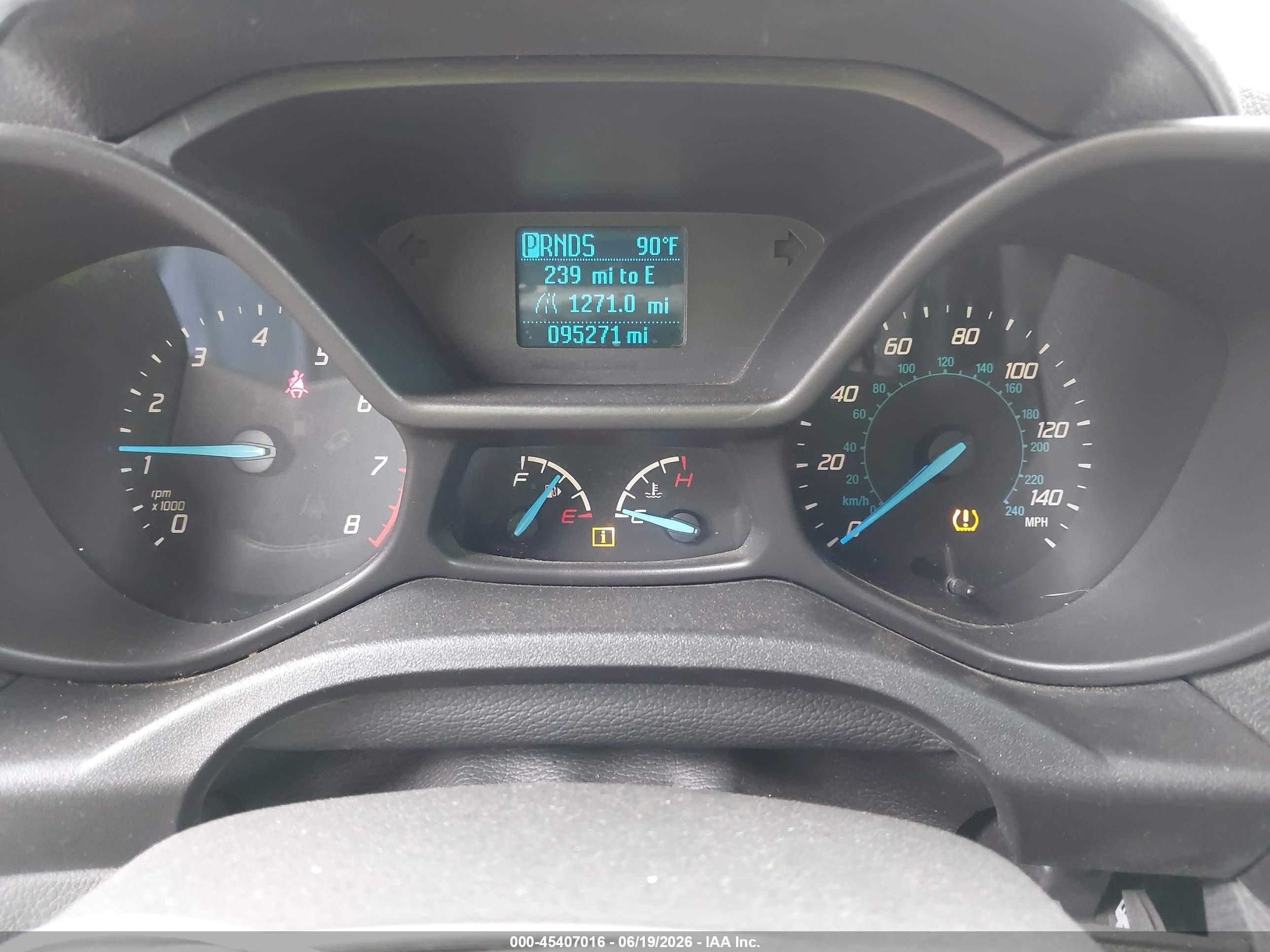 2015 Ford Transit Connect Xl White vin: NM0LS6E79F1199114