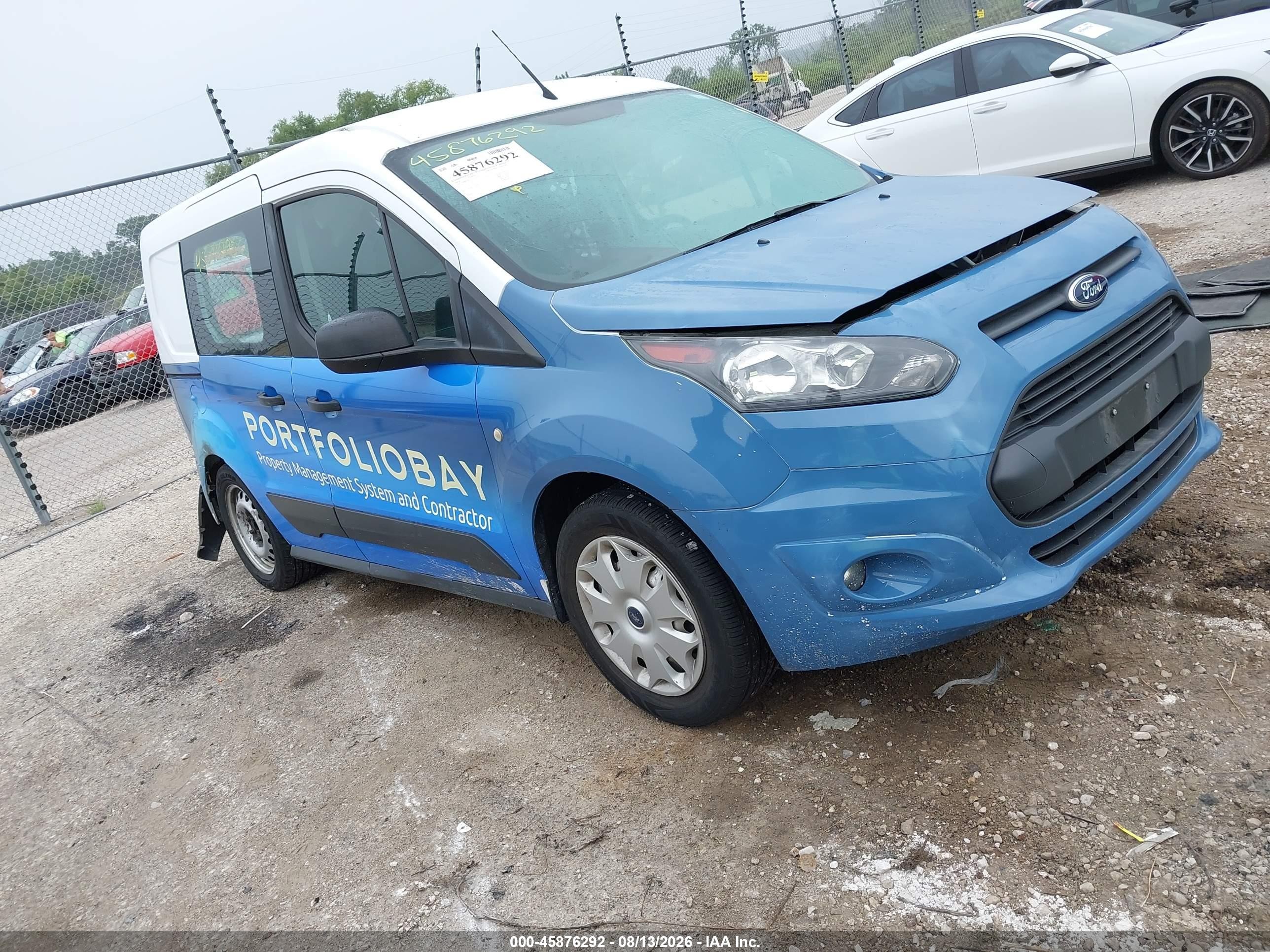 2014 Ford Transit Connect Xlt White vin: NM0LS6F73E1154053