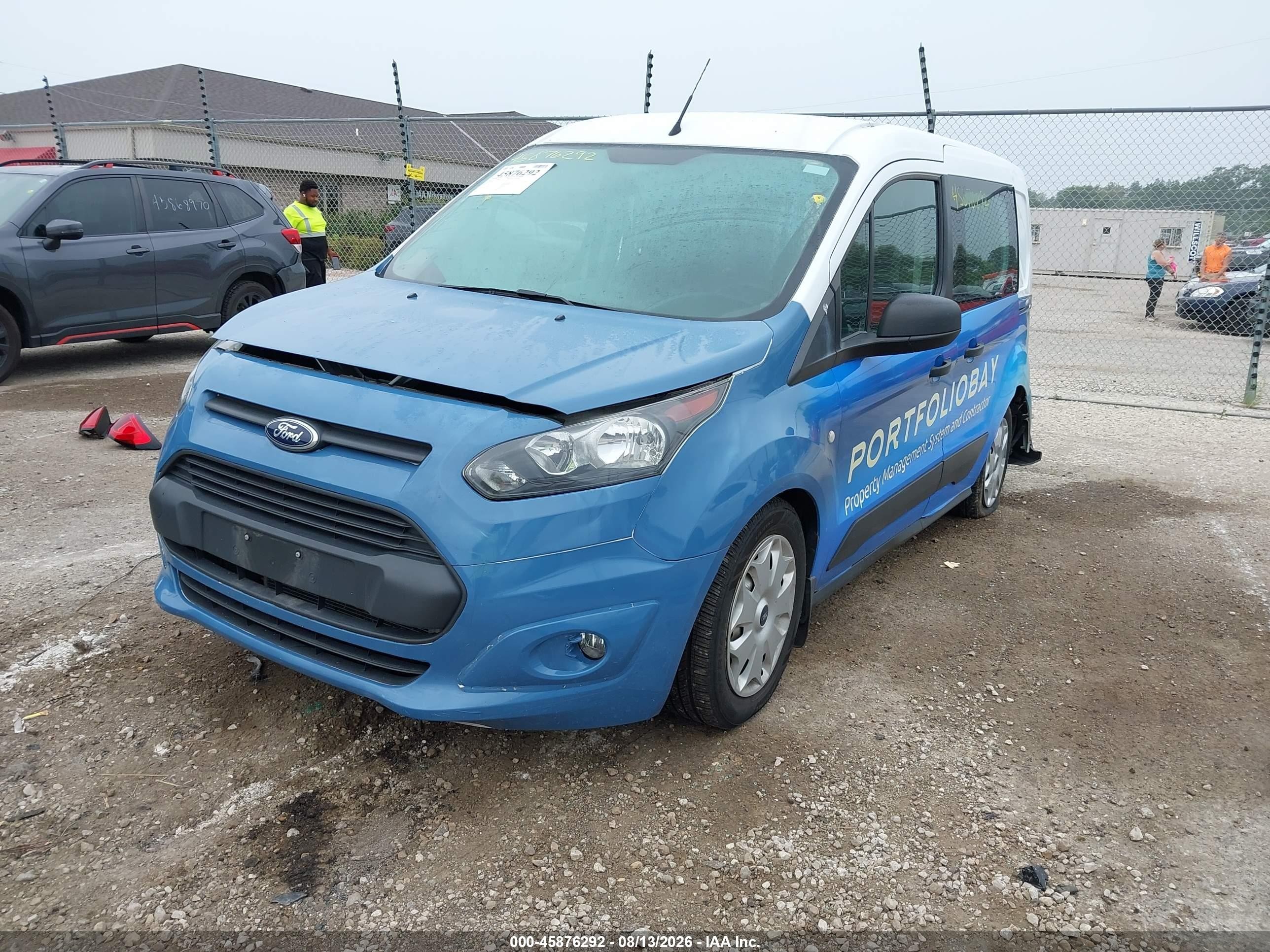 2014 Ford Transit Connect Xlt White vin: NM0LS6F73E1154053