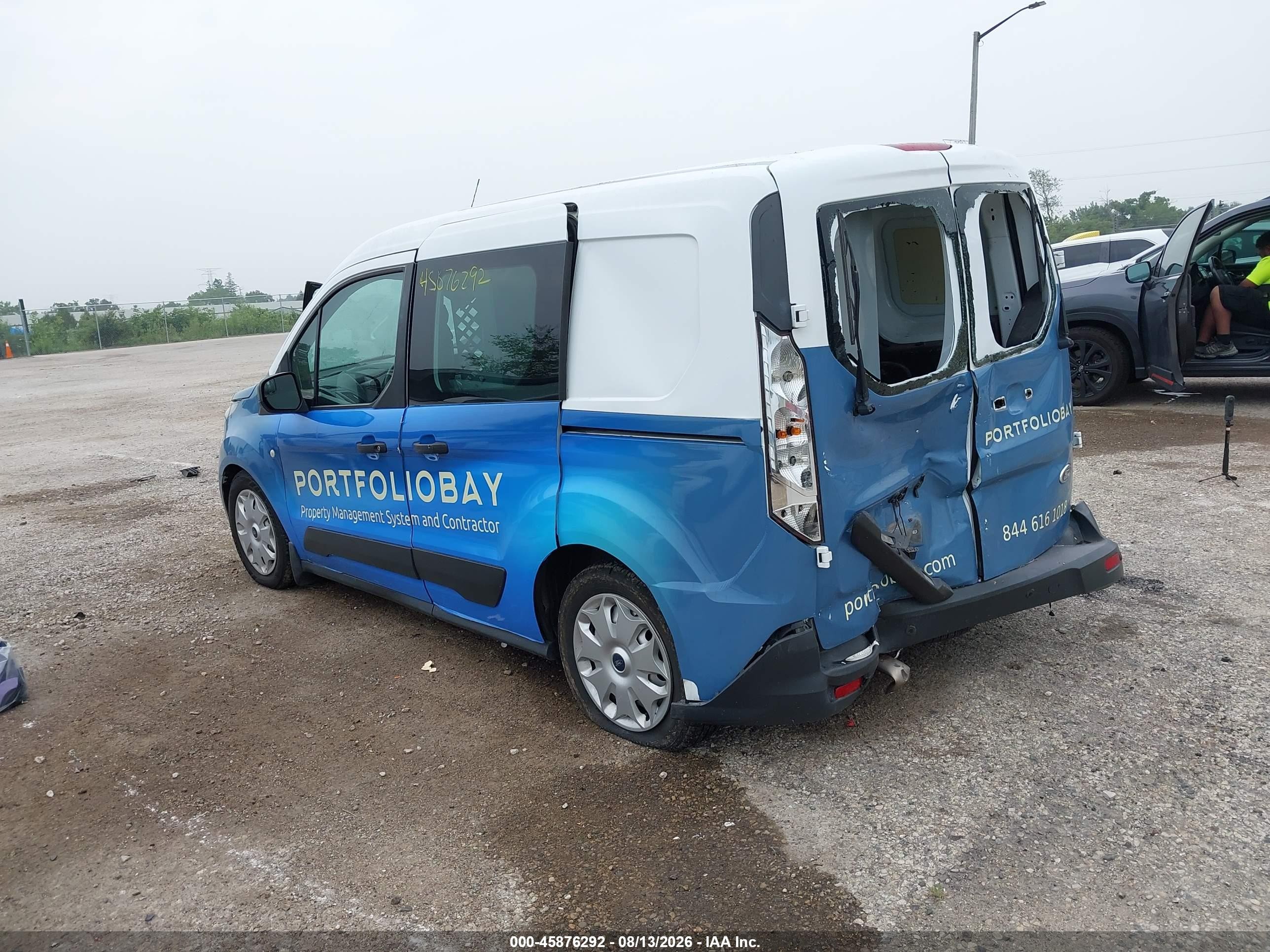 2014 Ford Transit Connect Xlt White vin: NM0LS6F73E1154053