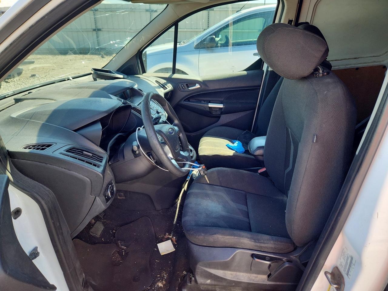 2014 Ford Transit Connect White vin: NM0LS6F77E1165976