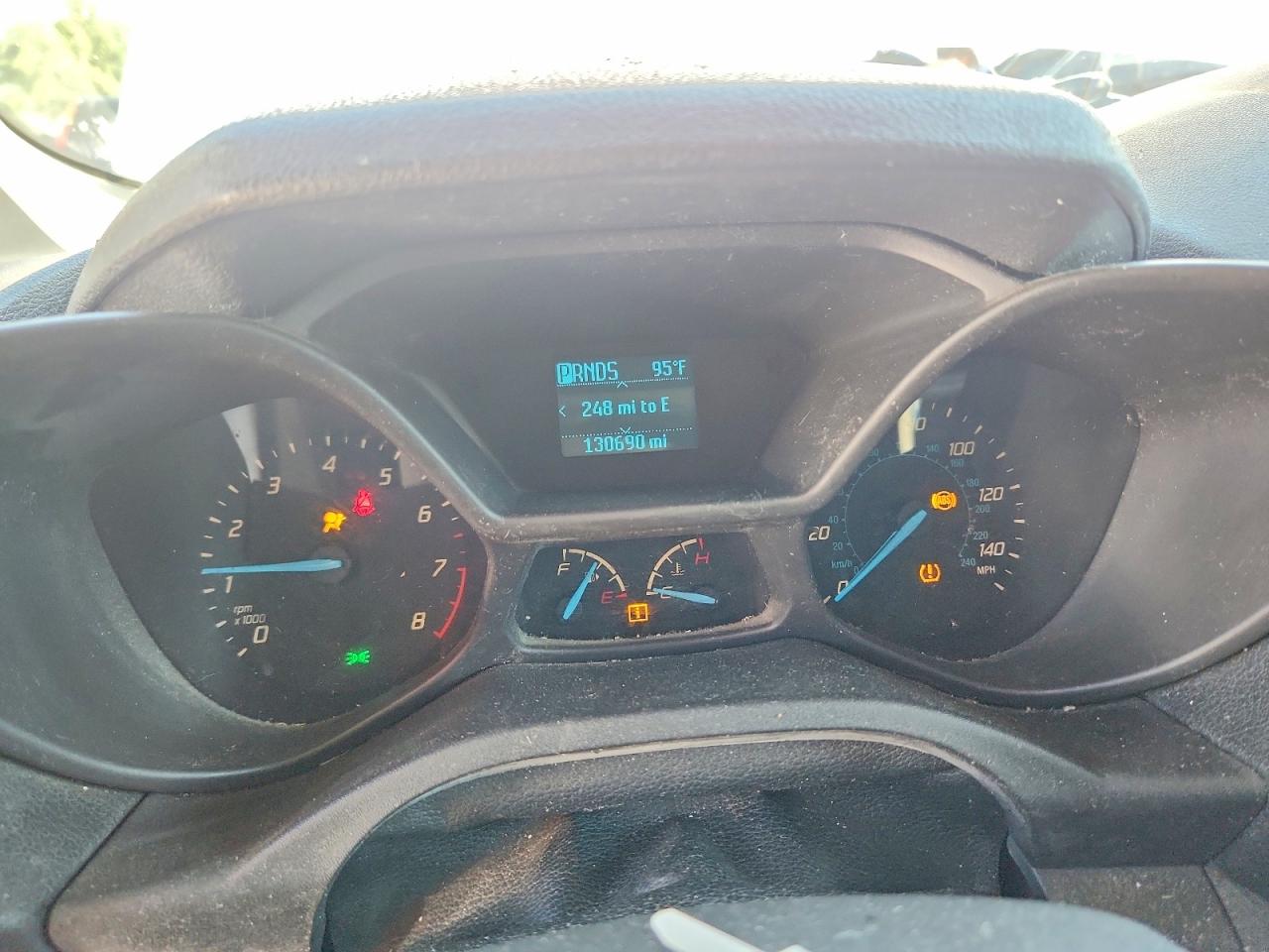 2014 Ford Transit Connect White vin: NM0LS6F77E1165976