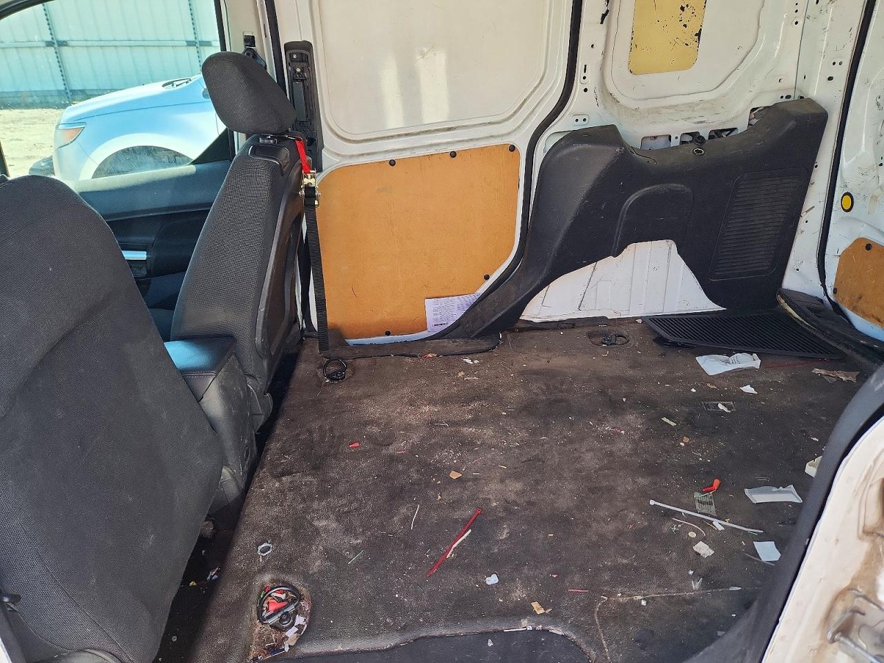 2014 Ford Transit Connect White vin: NM0LS6F77E1165976