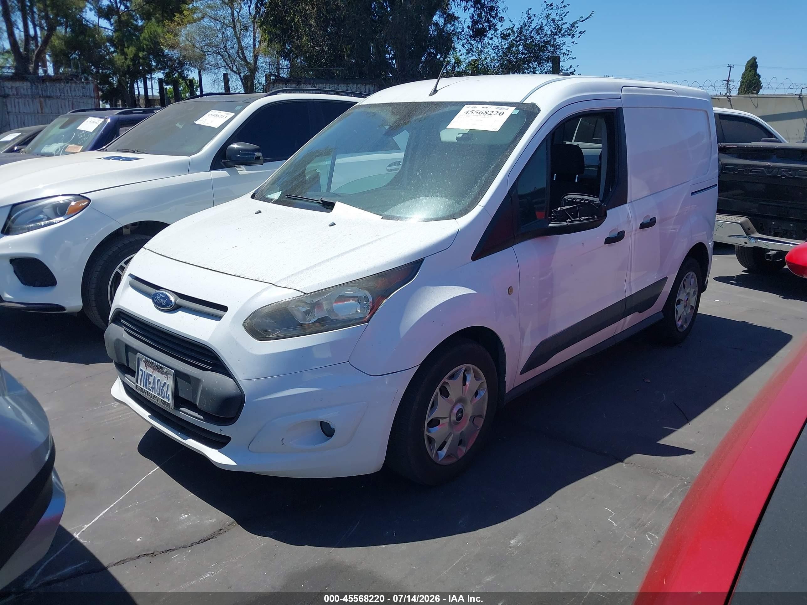 2015 Ford Transit Connect Xlt White vin: NM0LS6F77F1199949