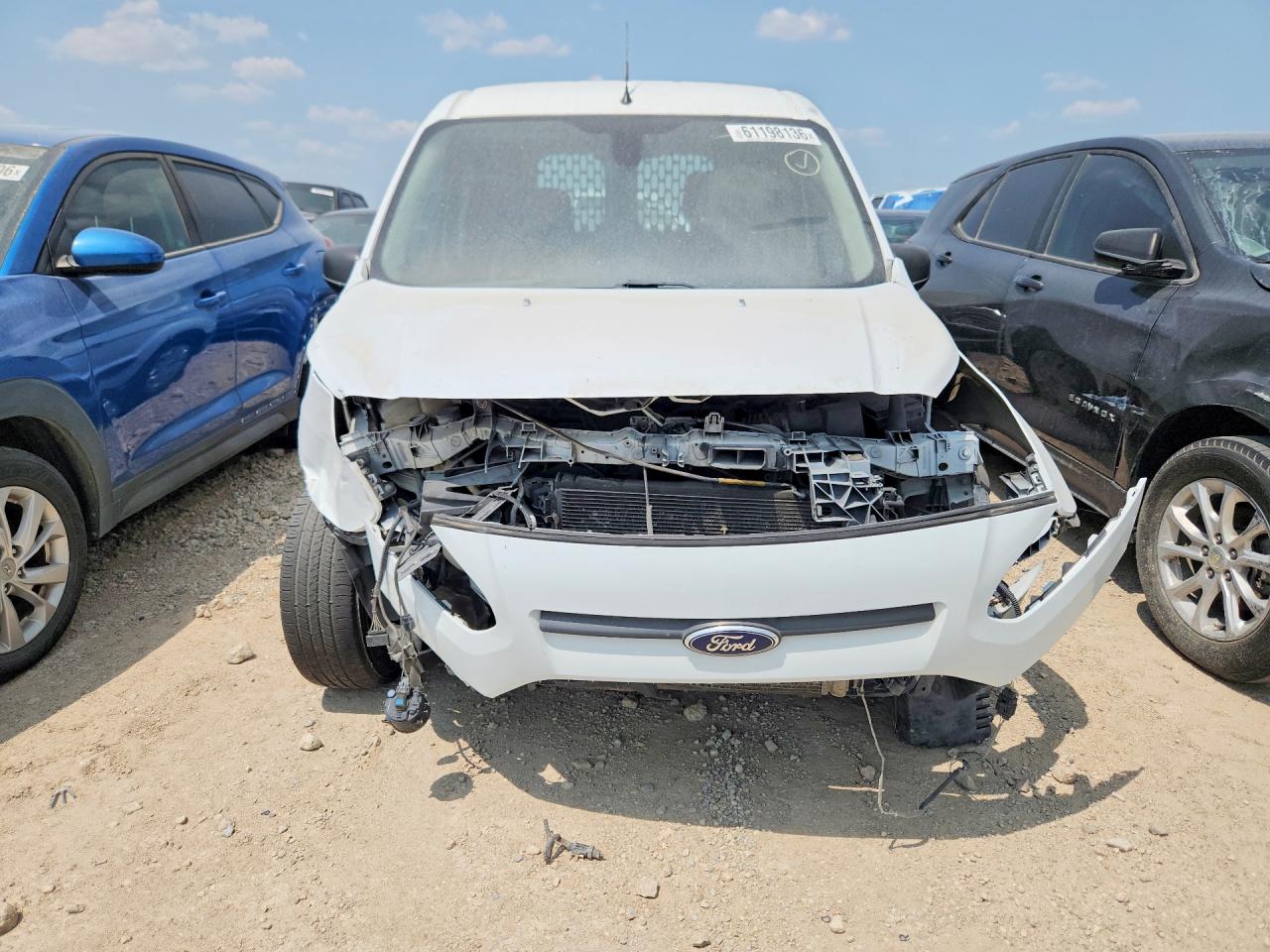 2014 Ford Transit Connect Xlt White vin: NM0LS6F79E1143865