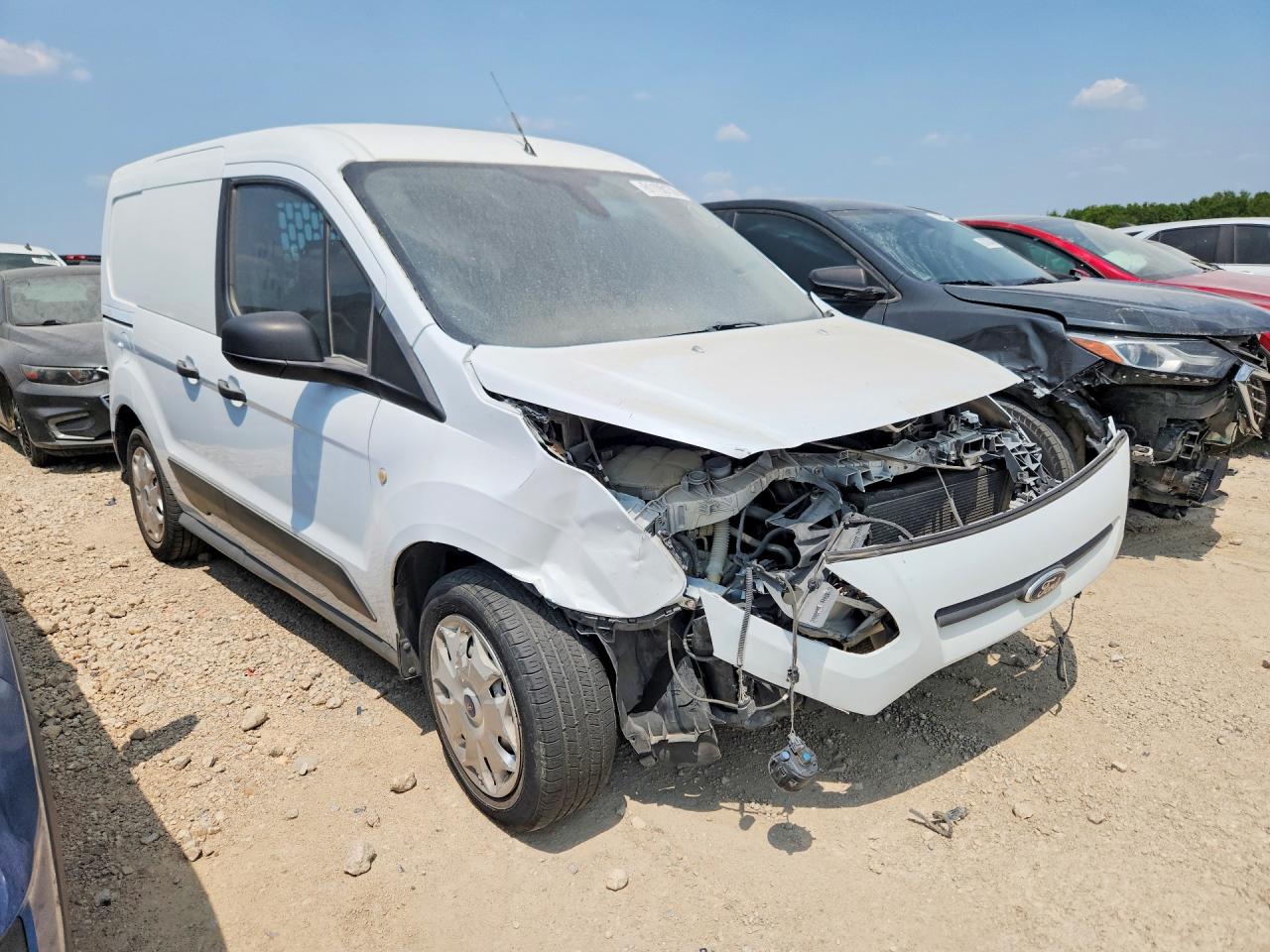 2014 Ford Transit Connect Xlt White vin: NM0LS6F79E1143865