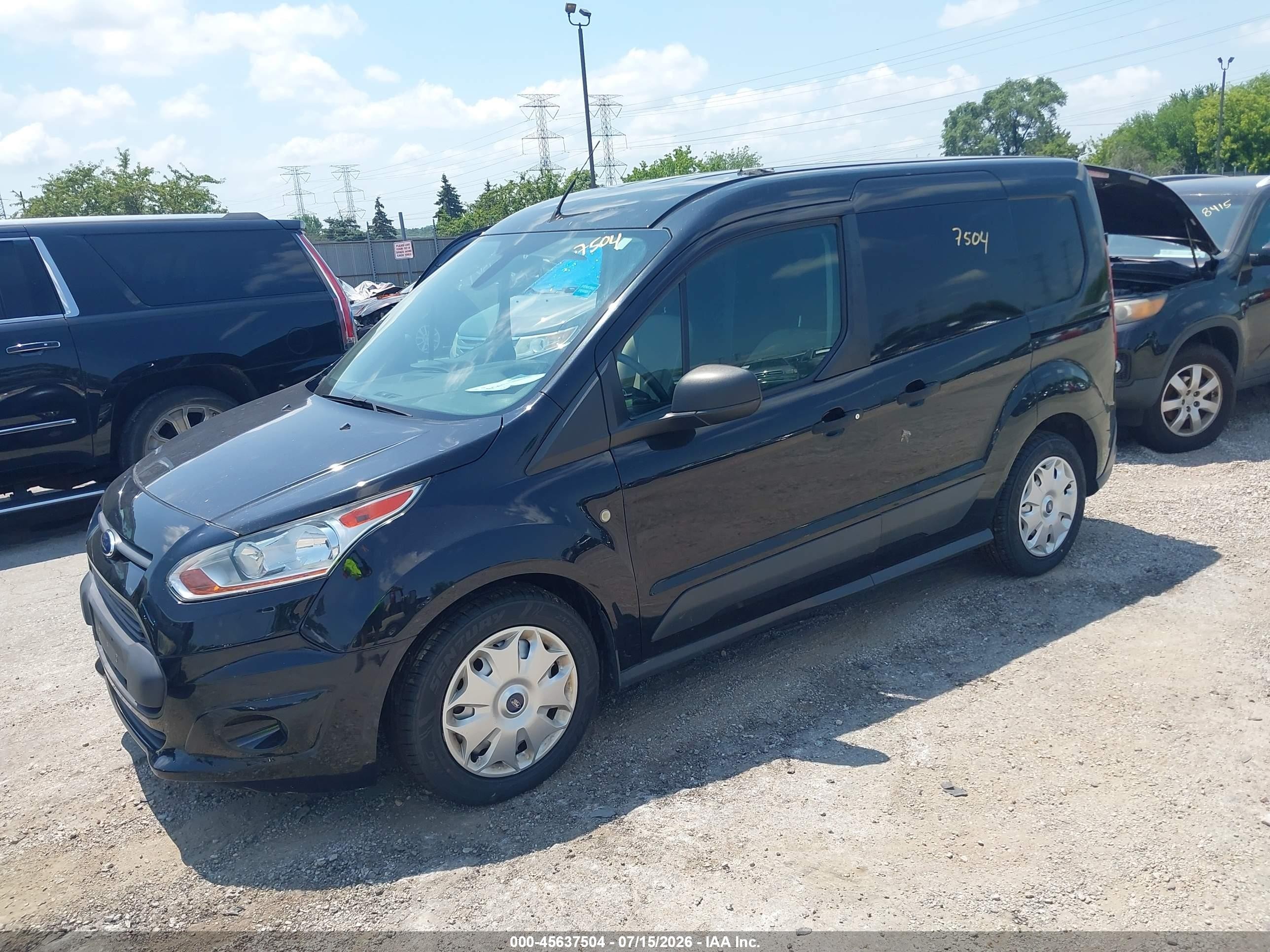 2014 Ford Transit Connect Xlt Black vin: NM0LS6F79E1147026